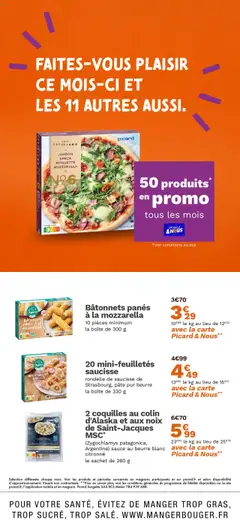 Picard - Prévisualisation de Picard Nos croissants au four toujours réussis, croustillants à l'Airfryer Philips valide à partir de 13.10.2025 | Page: 6 | Produits: Beurre, Jambon, Saucisse, Noix