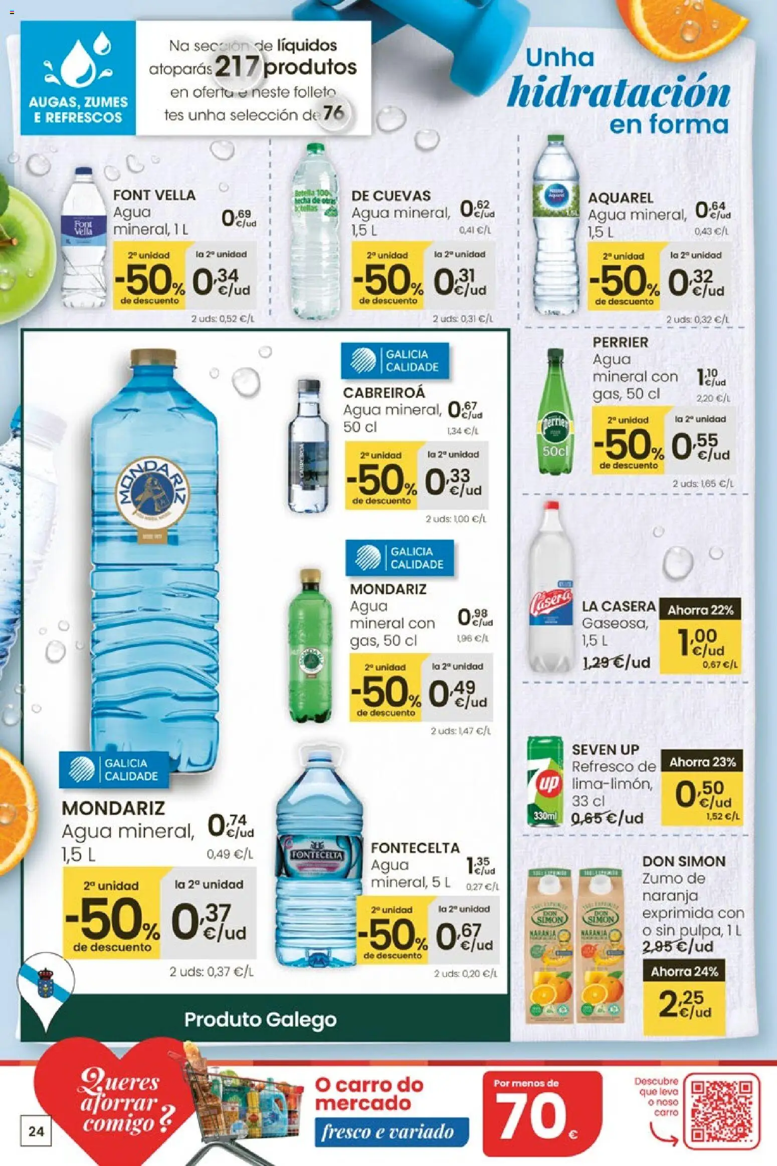 Eroski Quieres ahorrar conmigo │ válido desde el 16.04.2026 | Página: 24 | Productos: Ροζ πιπέρι, Agua mineral