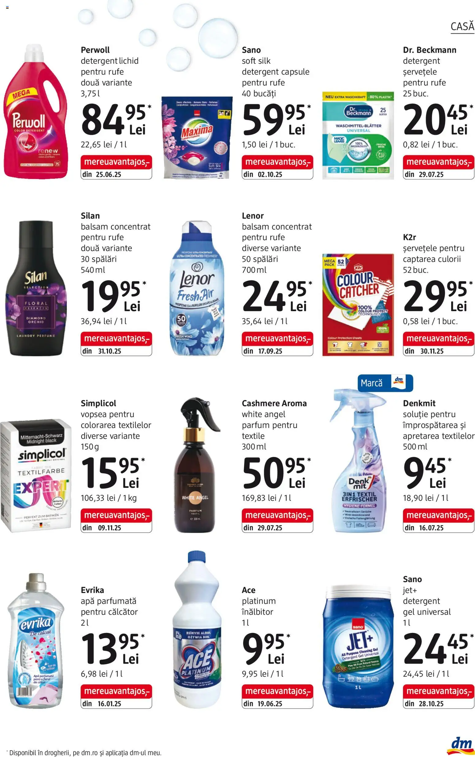 Noul catalog DM drogeriemarkt – valabil de la 05.02.2026 | Pagină: 27 | Produse: Vopsea, Parfum, Detergent, Apă