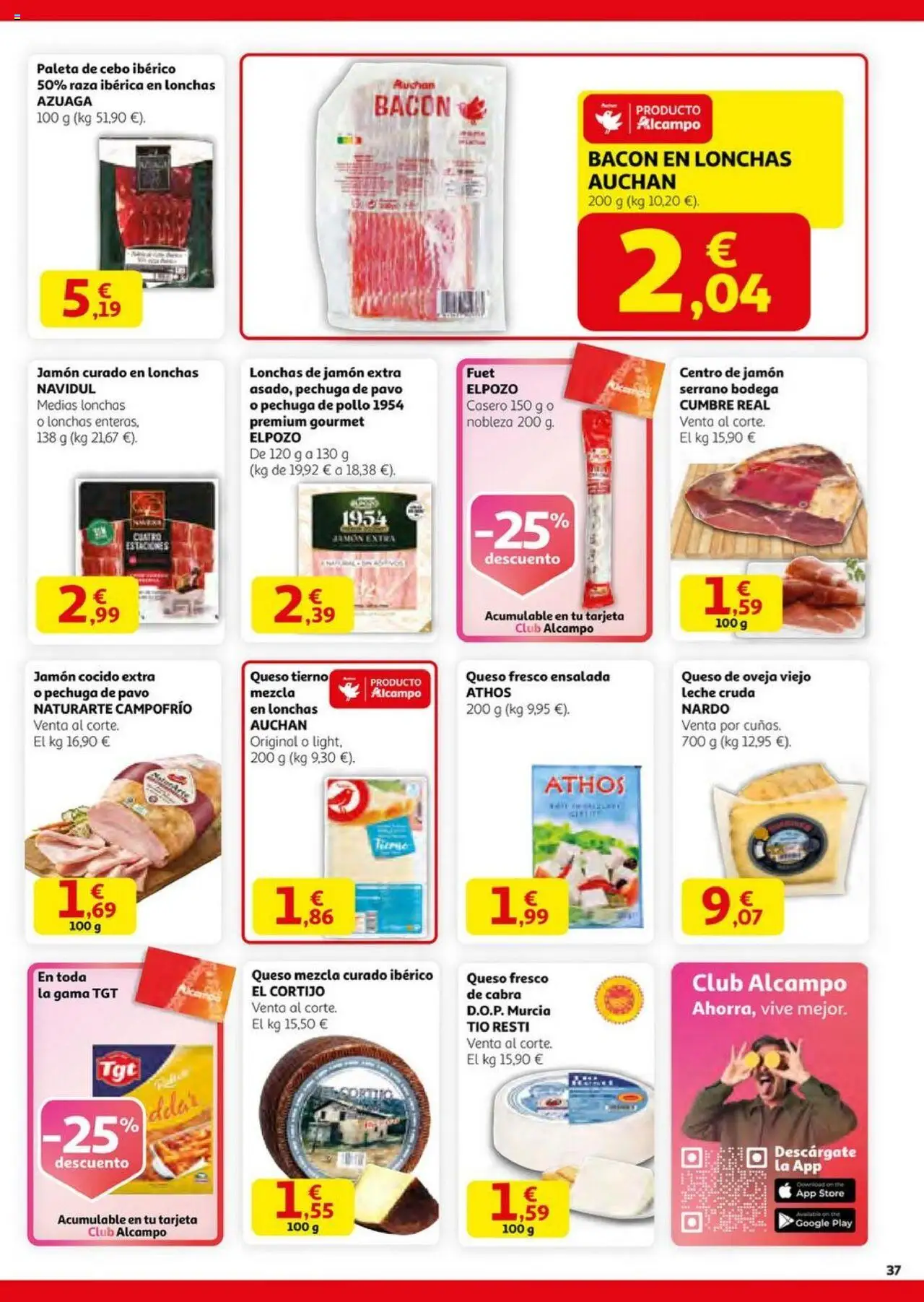 Alcampo - HG catalan  │ válido desde el 14.08.2025 | Página: 37 | Productos: Queso de oveja, Leche, Jamón, Queso fresco