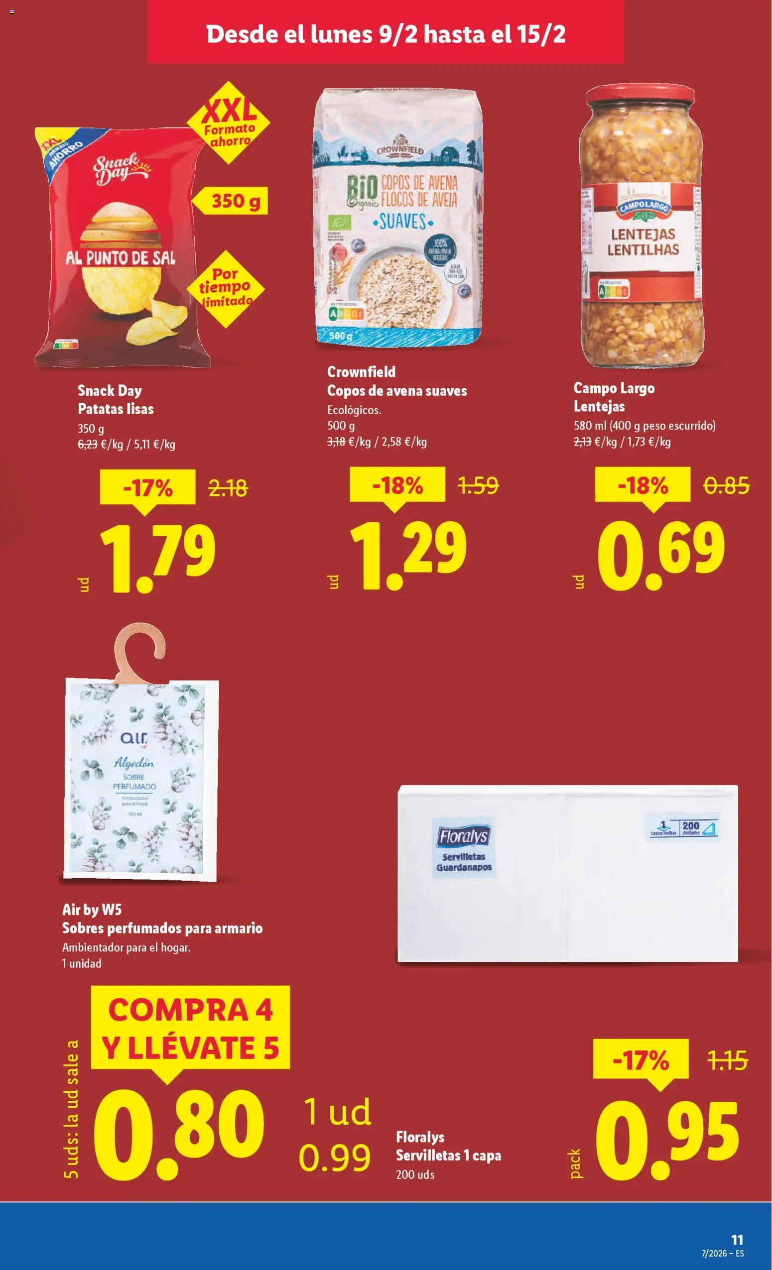 Lidl folleto │ válido desde el 09.02.2026 | Página: 19 | Productos: Copos, Peso, Armario