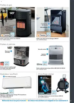 Castorama - Prévisualisation de Catalogue Castorama valide à partir de 21.05.2025 | Page: 311 | Produits: Poêle, Poêle à pétrole, Radiateur, Télécommande