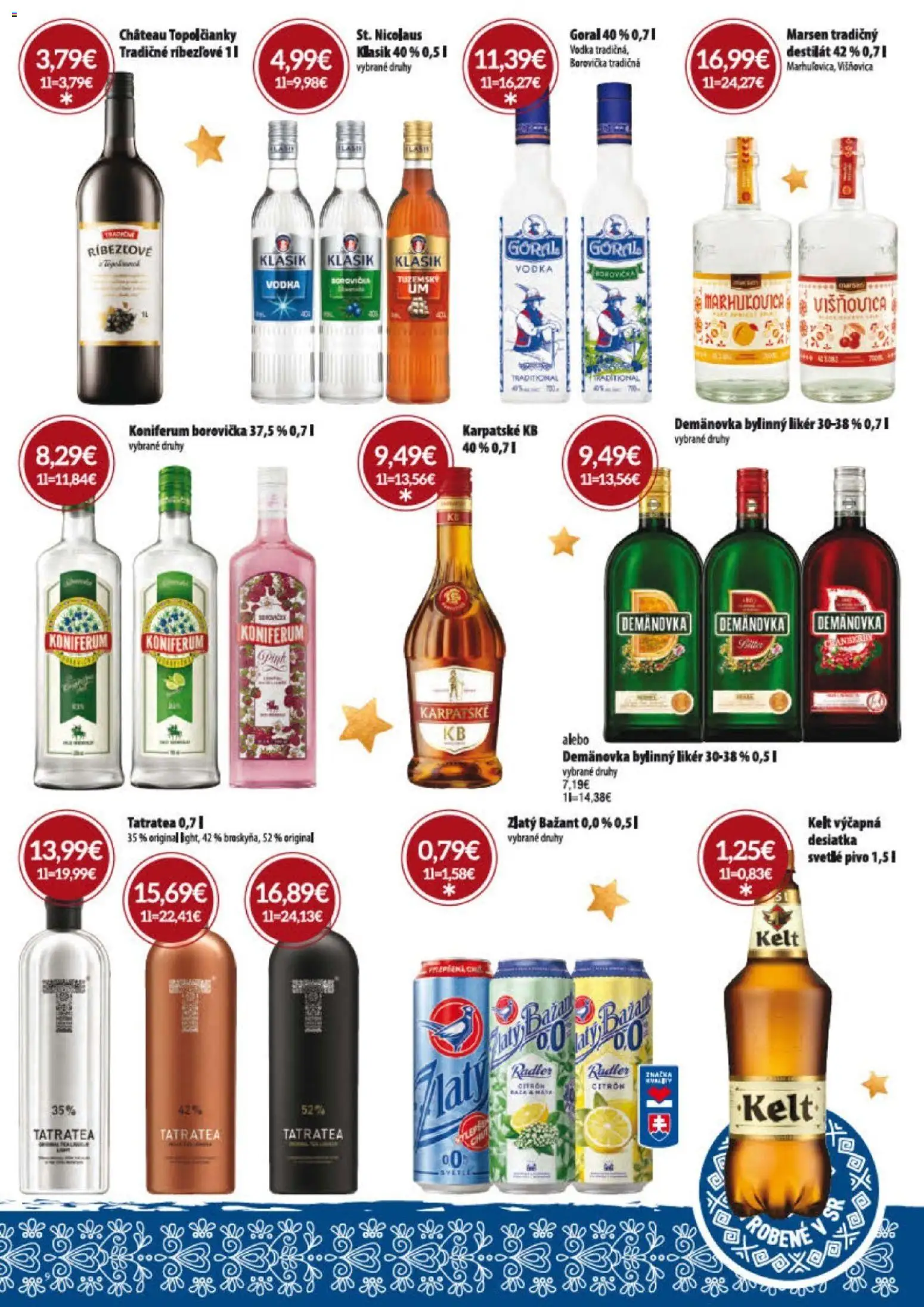 Nové KARMEN CBA akcie – leták je platný od 01.12.2025 | Strana: 31 | Produkty: Kelt, Radler, Koniferum, Vodka