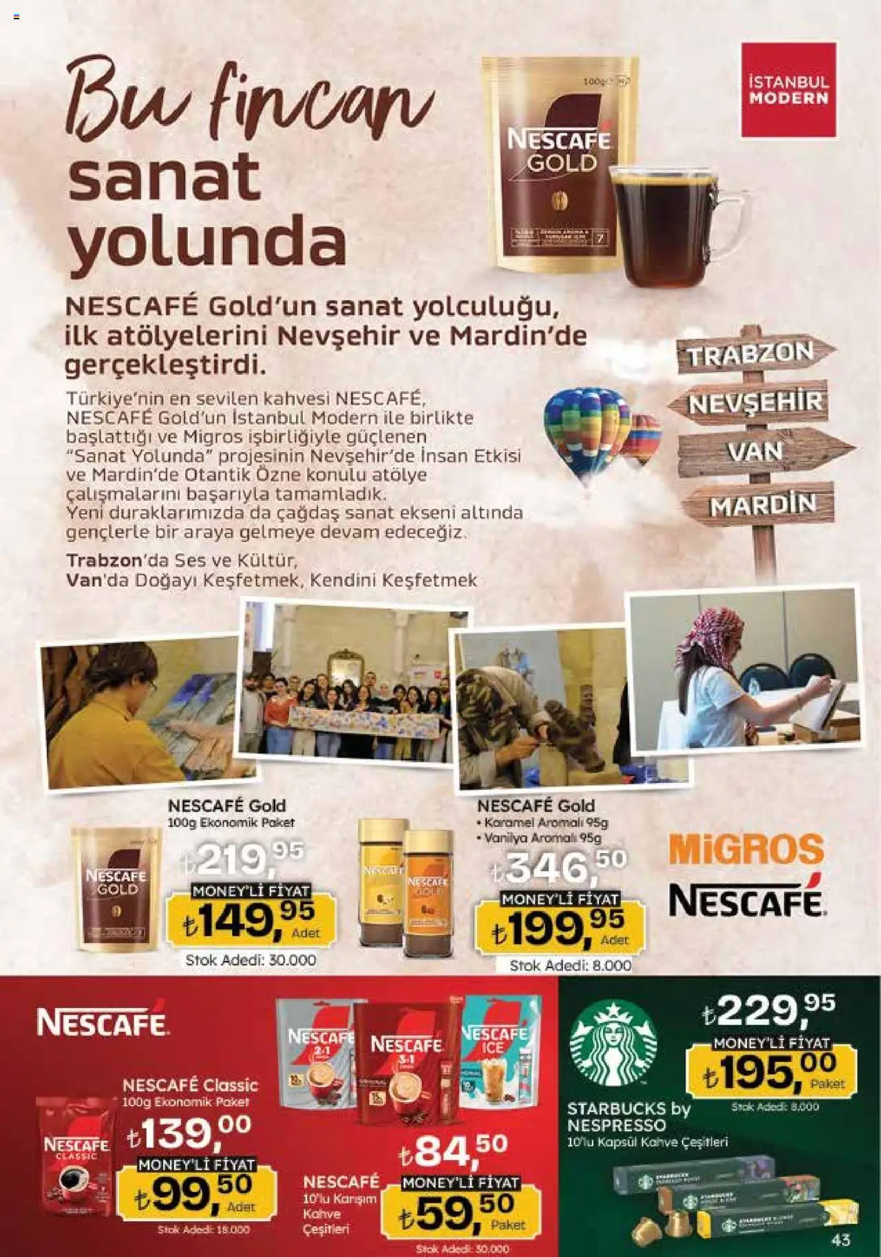 Migros Katalog - 5M Migroskop Dijital - 22.05.2025 tarihinden itibaren geçerlidir | Sayfa: 43 | Ürünler: Kahve, Ses