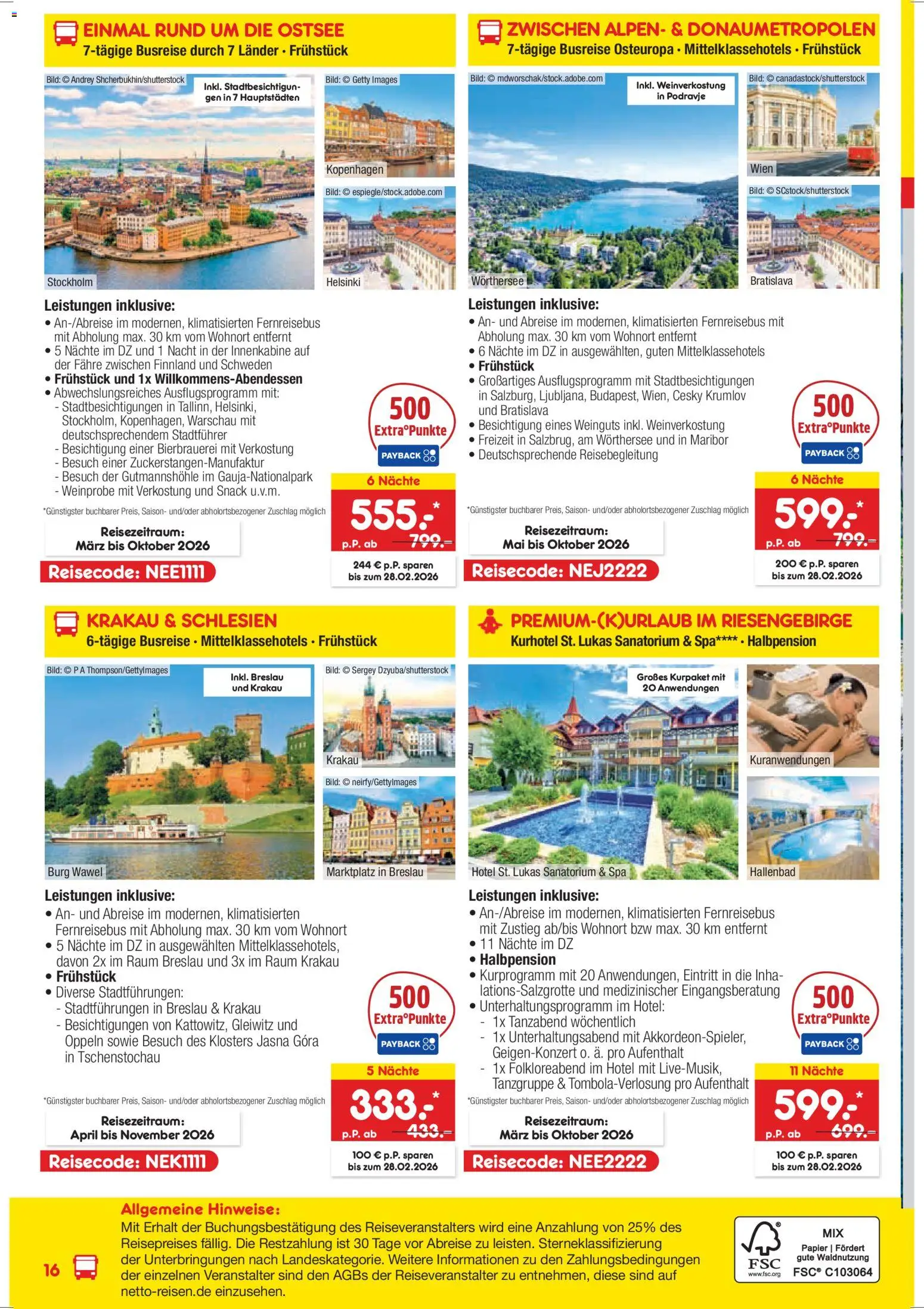 Netto Reisen Reise-Sonderangebote – gültig ab 15.01.2026 | Seite: 16