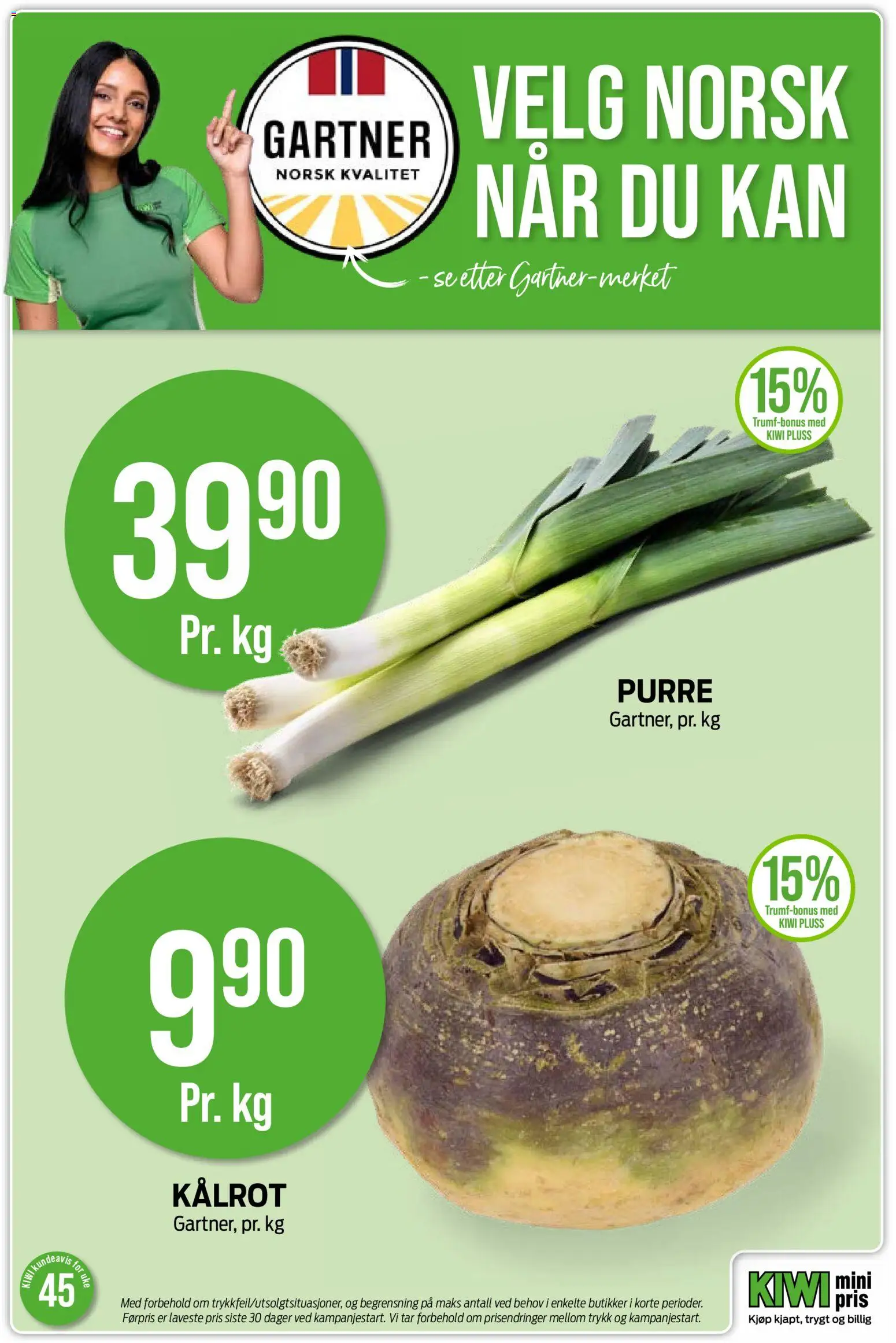 {H1} | Side: 6 | Produkter: Kiwi, Purre, Kålrot