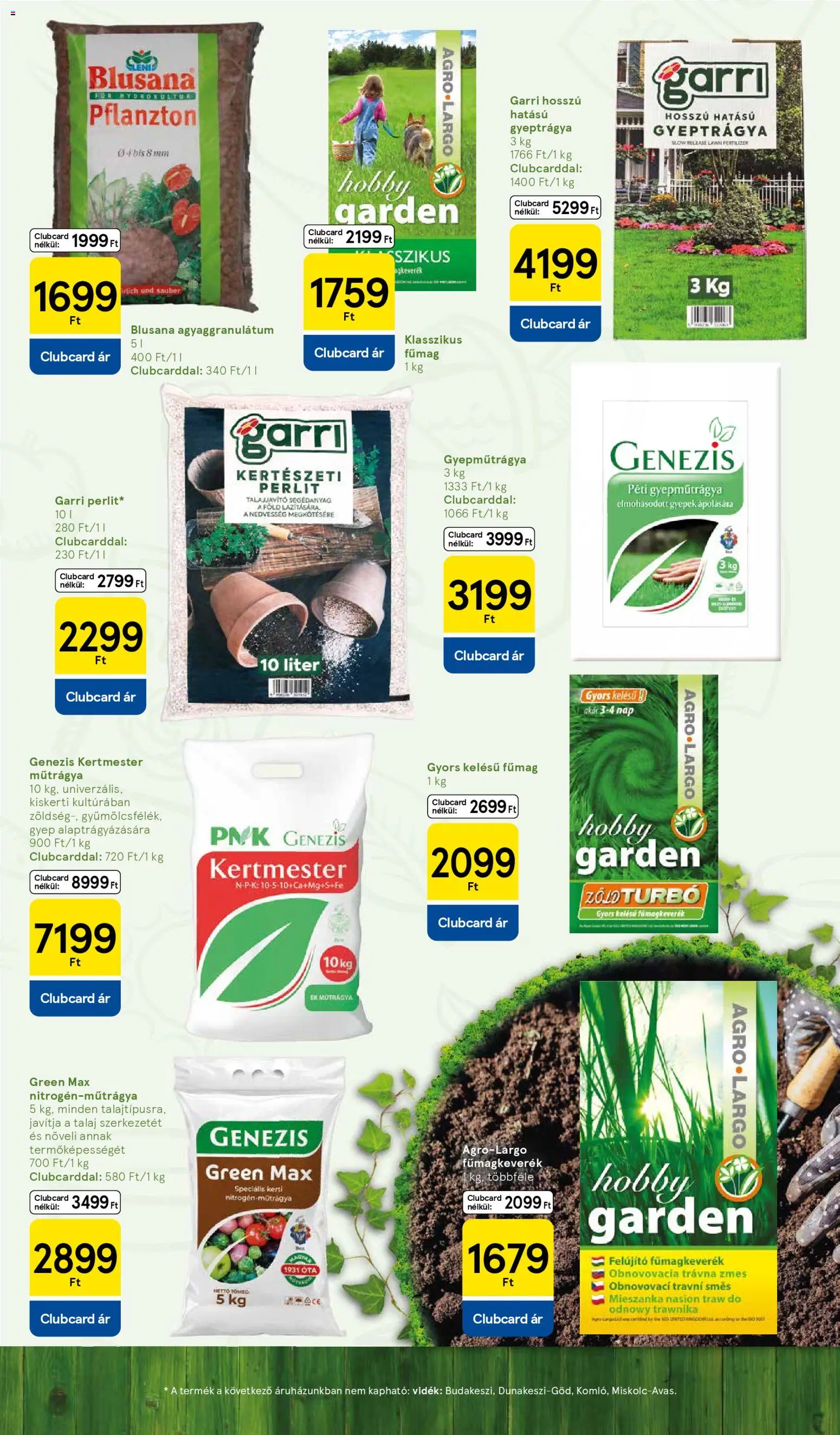 Tesco akciós ujság - amely érvényes a következő dátumtól: 04.03.2026 | Oldal: 7 | Termékek: Fűmag