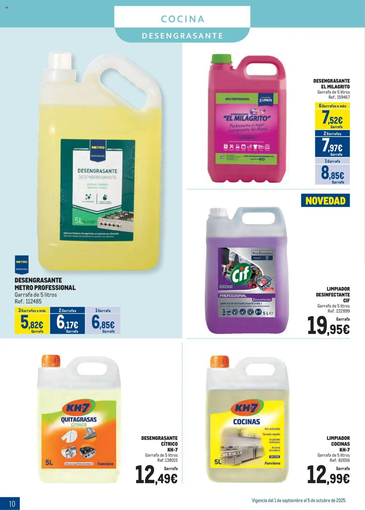 Makro - Especial Limpieza Norte II │ válido desde el 01.09.2025 | Página: 10 | Productos: Cocina, Κούβα