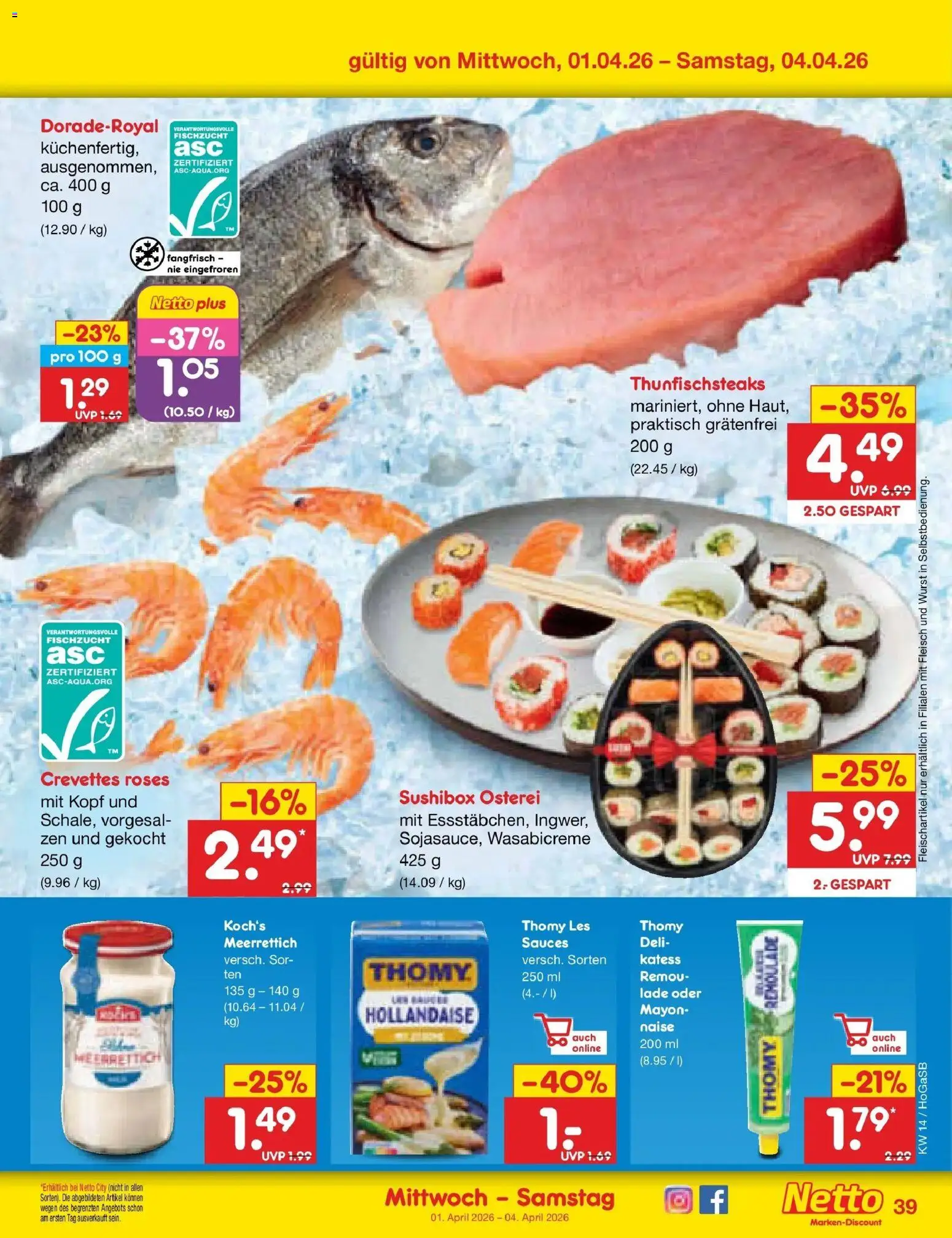 Netto Marken-Discount Prospekt Bremen-Lesum	 – gültig ab 30.03.2026 | Seite: 53 | Produkte: Wurst, Fleisch