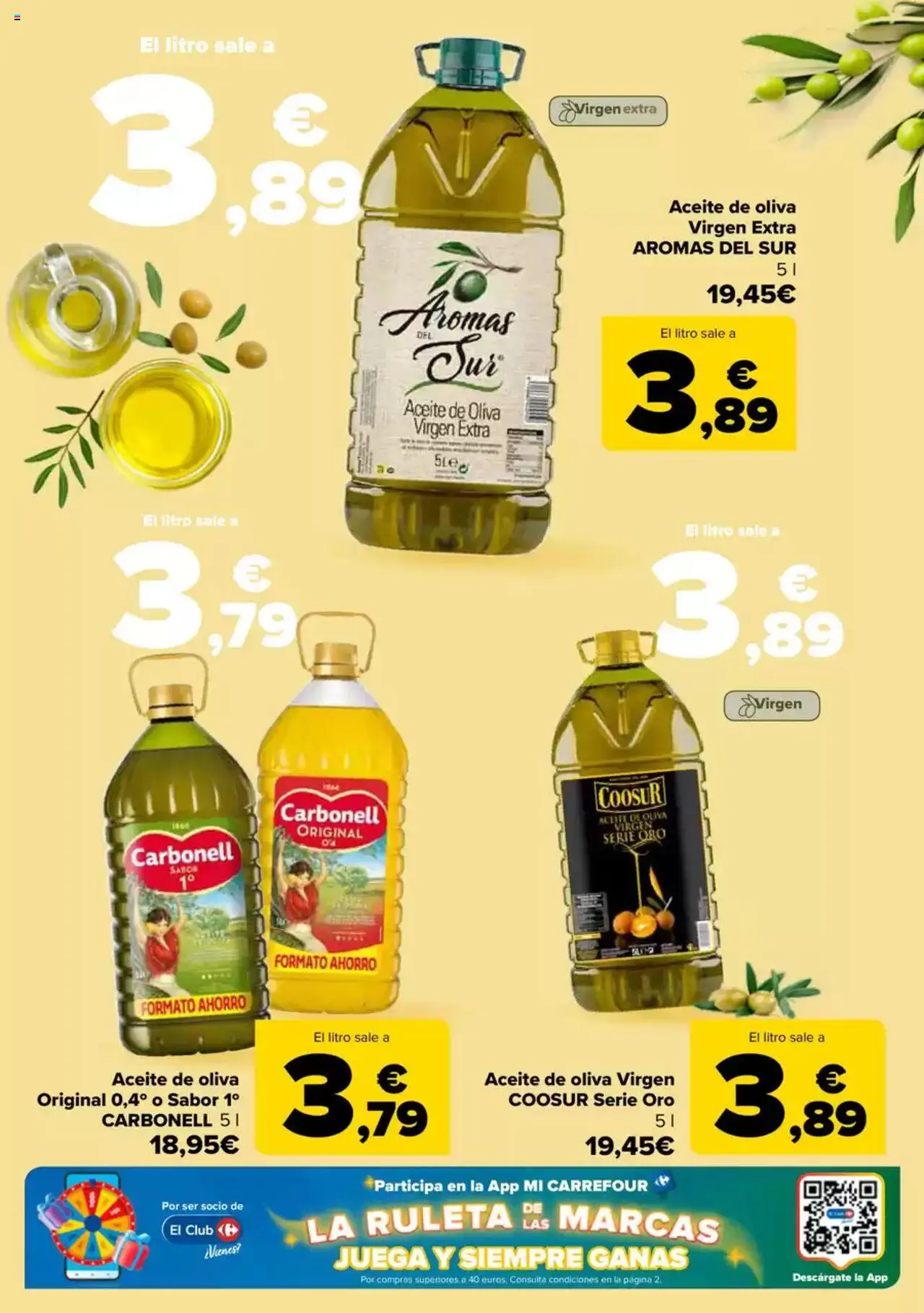 Carrefour folleto │ válido desde el 27.05.2025 | Página: 23 | Productos: Aceite, Aceite de oliva, Aceite de oliva virgen extra, Juega