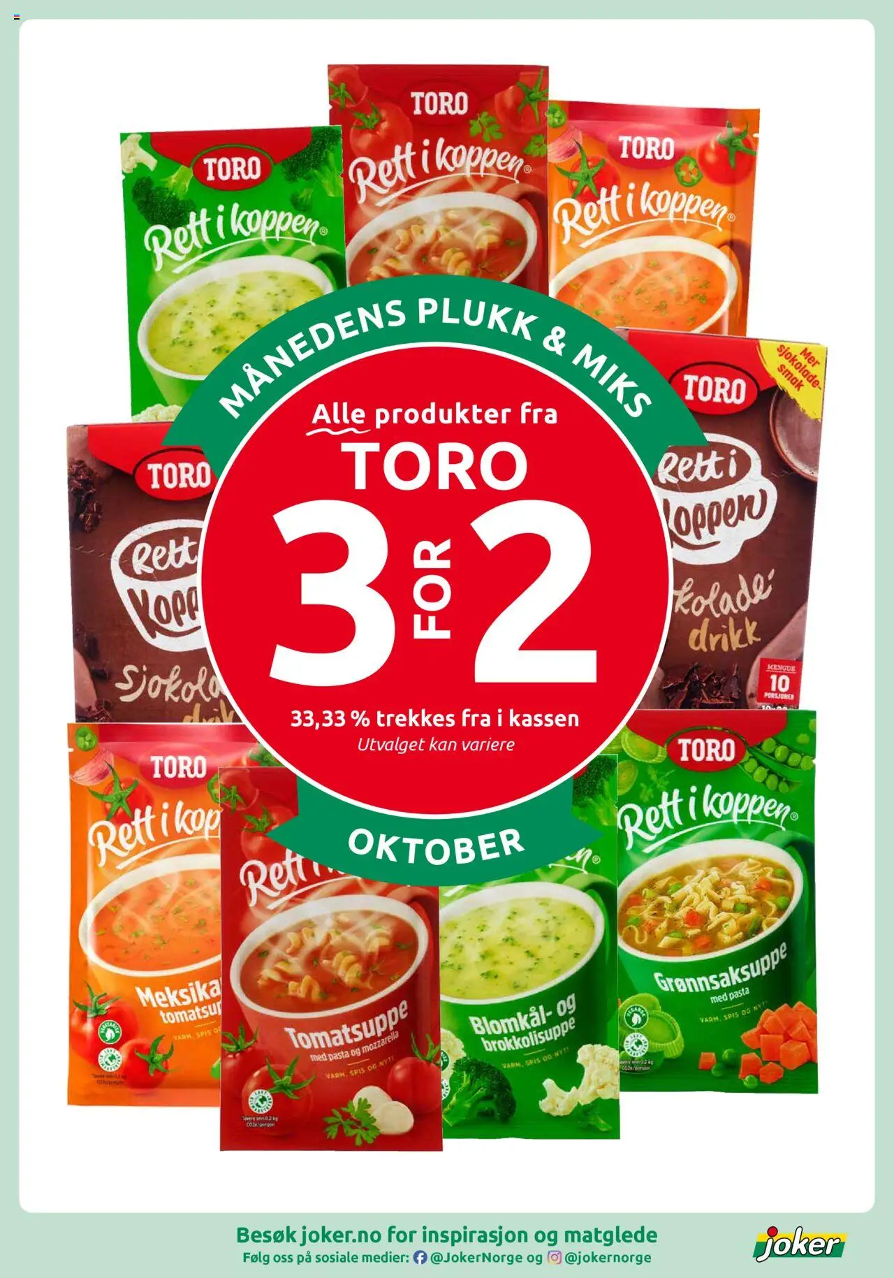 {H1} | Side: 8 | Produkter: Sjokolade, Blomkål, Mozzarella, Knickers