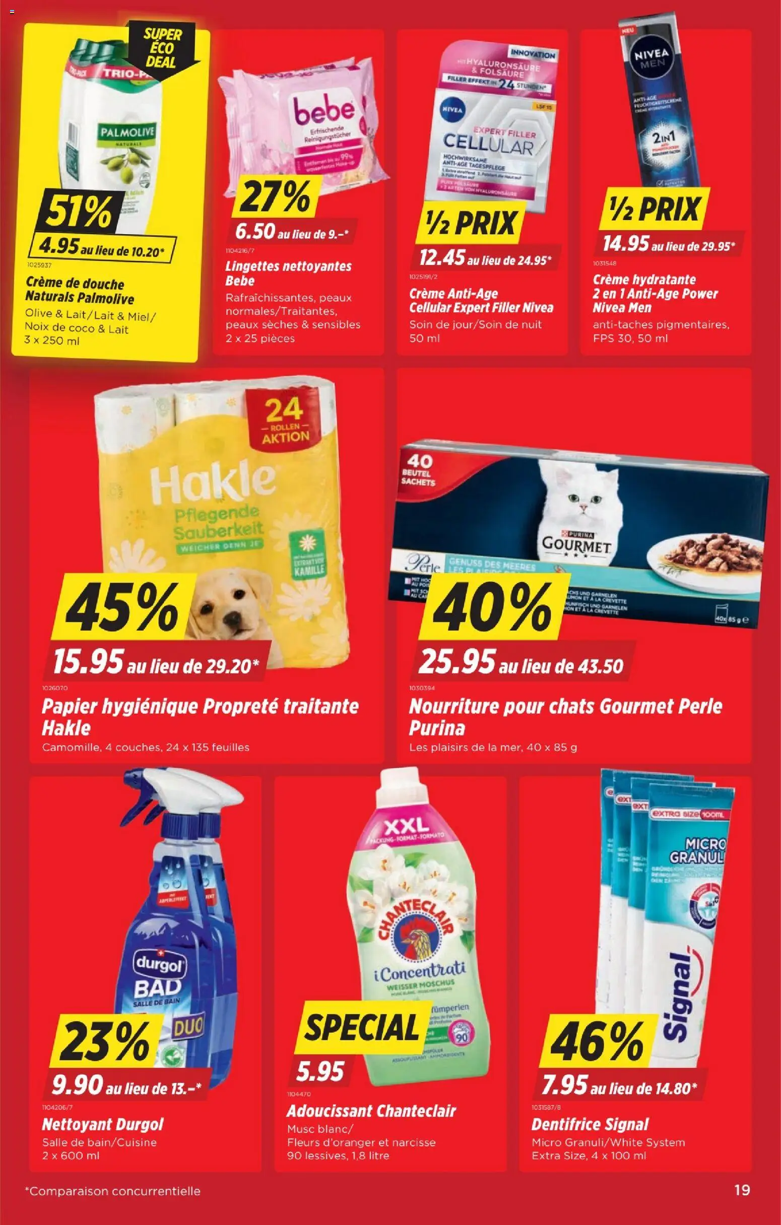 Denner Aktionen FR – gültig ab 26.02.2026 | Seite: 19 | Produkte: Garnelen, Reinigungstücher, Creme