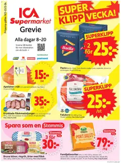 ICA Supermarket - Grevie - Förhandsvisning av reklamblad från butik ICA Supermarket aktuell från 09.02.2026