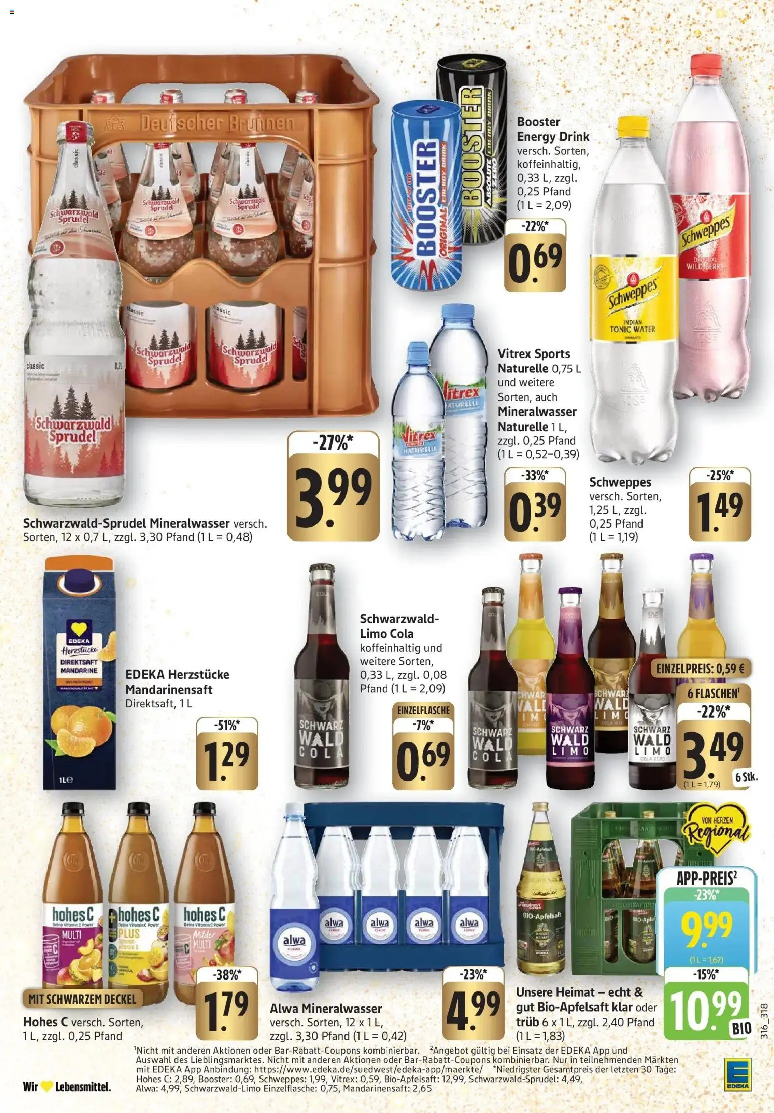 Edeka prospekt Heilbronn	 – gültig ab 15.12.2025 | Seite: 24 | Produkte: Cola, Energy, Mineralwasser, Apple