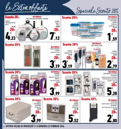 Anteprima del volantino SCATOLA ARMADIO IN TESSUTO, SCATOLA ARMADIO IN TESSUTO 50x40x20cm valido a partire dal 11.02.2026 | Pagina: 28 | Prodotti: Pizza, Padella, Armadio, Scatola