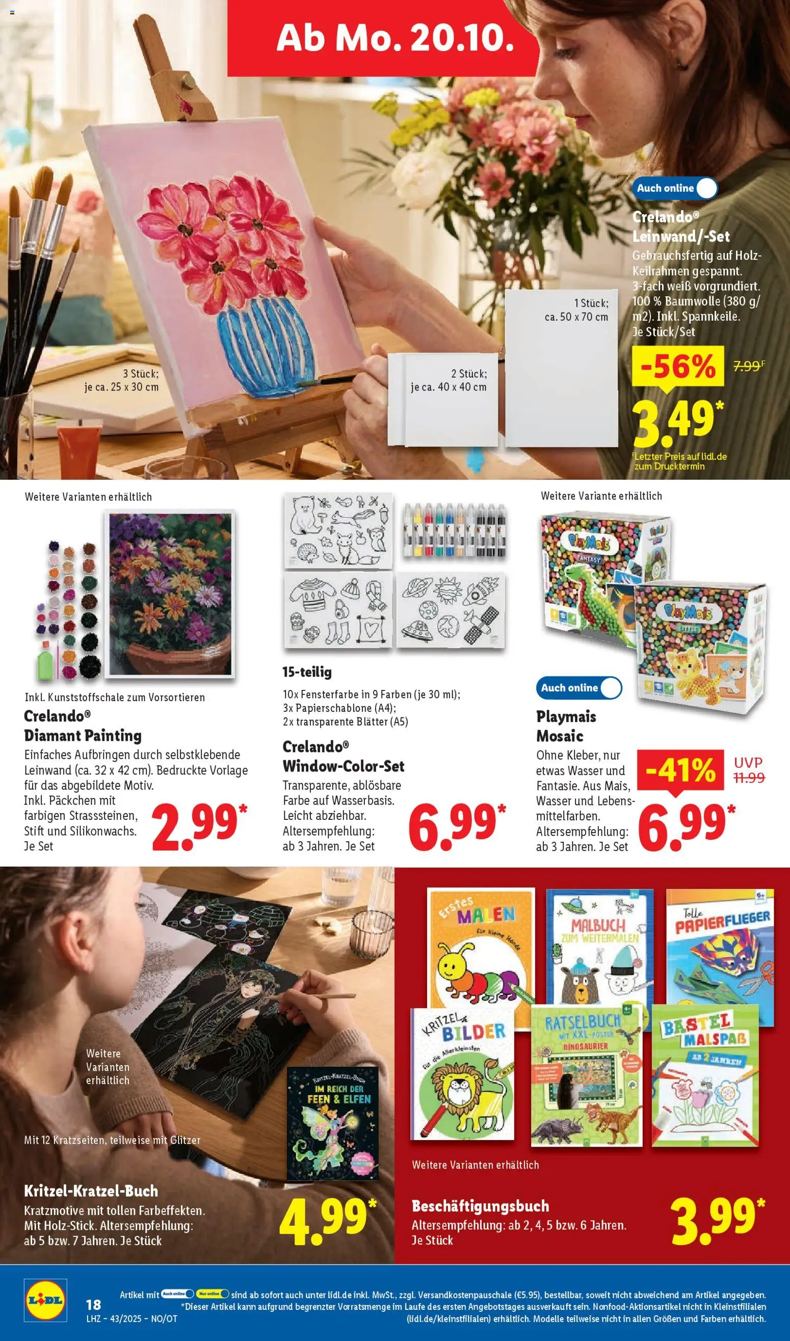 Lidl Prospekt Lüchow – gültig ab 20.10.2025 | Seite: 34 | Produkte: Bilder, Wasser