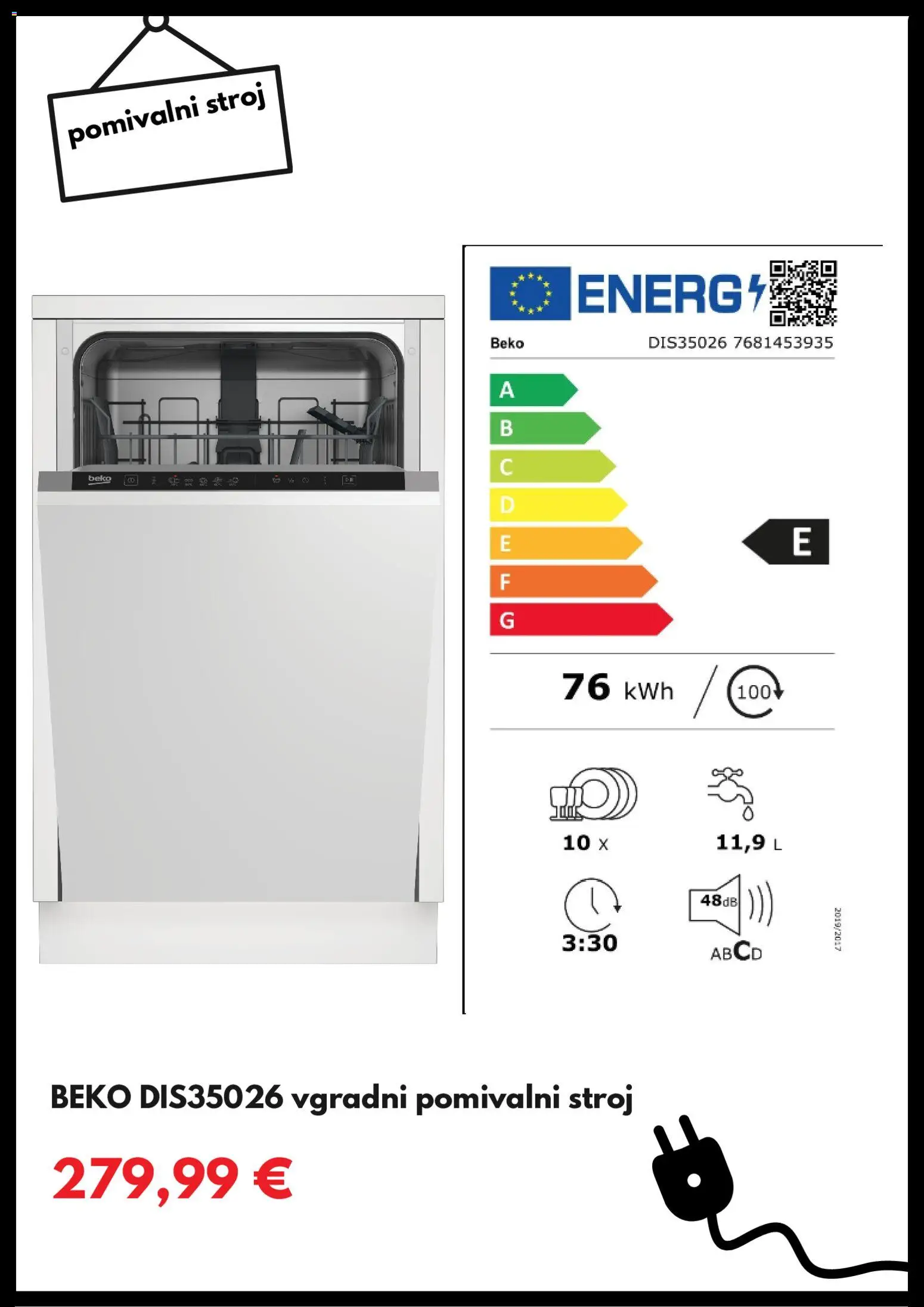 Novi Big Bang katalog ponudbe – veljaven od 07.11.2025 | Stran: 4 | Izdelki: Pomivalni stroj, Vgradni pomivalni stroj