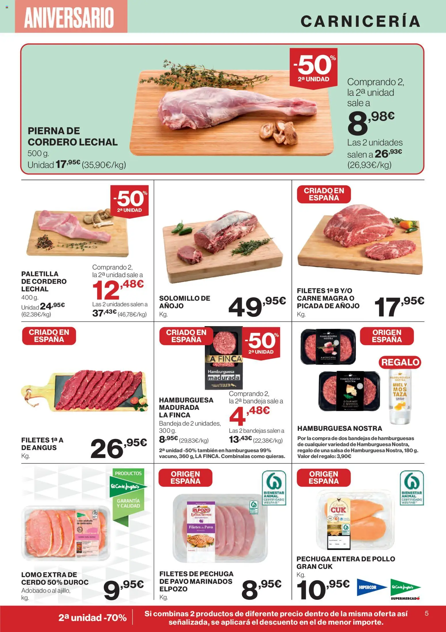 Hipercor catálogo │ válido desde el 06.11.2025 | Página: 5 | Productos: Ψηφιακή κάμερα, Cerdo, Σοκολατούχο γάλα, Bandeja