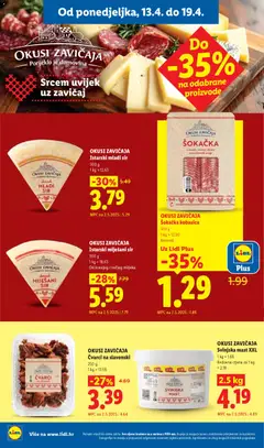 OKUSI ZAVIČAJA Svinjska mast XXL, 1 kg = 1.68, Redovna cijena za 1 kg = 2.19, 2.5 kg - Pregled kataloga iz trgovine Lidl, vrijedi od 13.04.2026 | Stranica: 8
