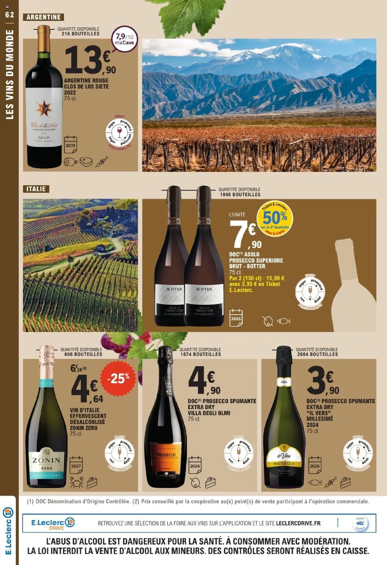  | Page: 62 | Produits: Prosecco, Vin