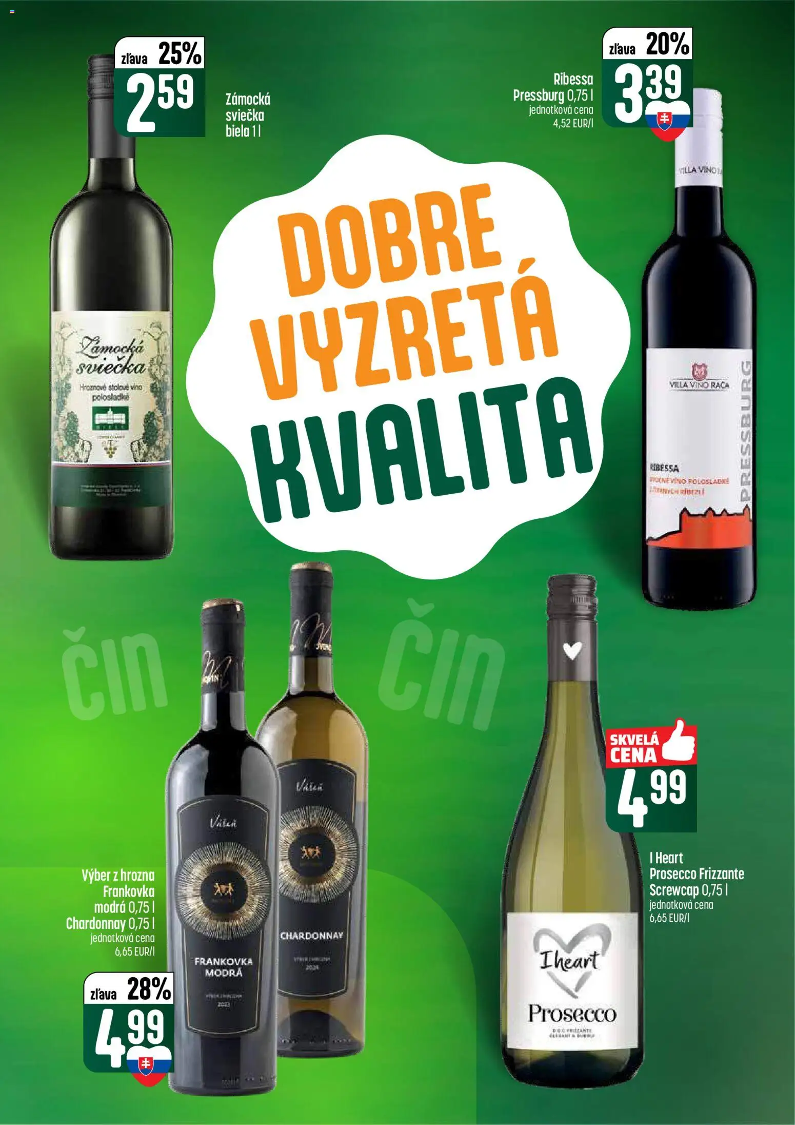 Nové COOP Jednota akcie – leták je platný od 16.04.2026 | Strana: 45 | Produkty: Víno, Prosecco