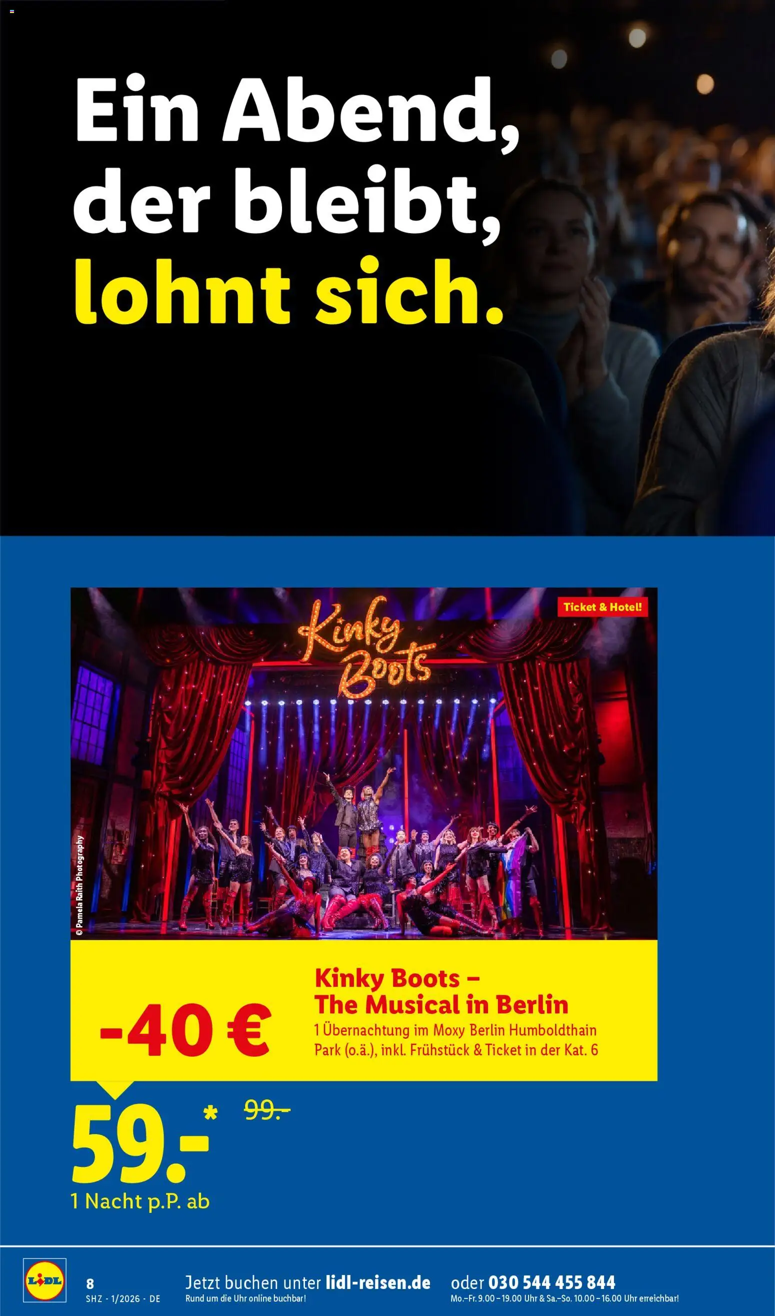 Lidl Reisen Januar Experiences – gültig ab 29.12.2025 | Seite: 8 | Produkte: Uhr