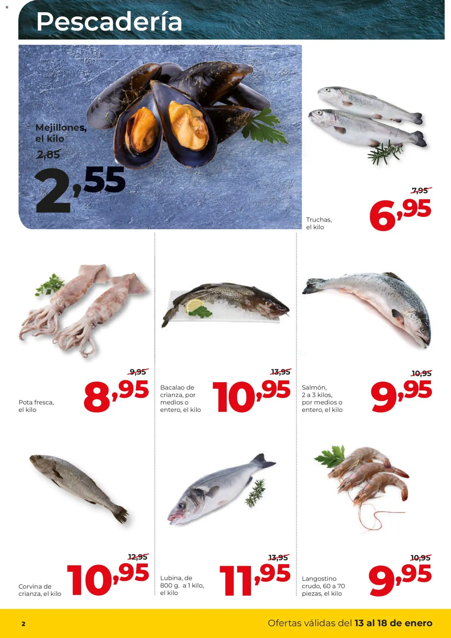 Alimerka folleto Castilla y León │ válido desde el 12.01.2026 | Página: 2 | Productos: Langostino