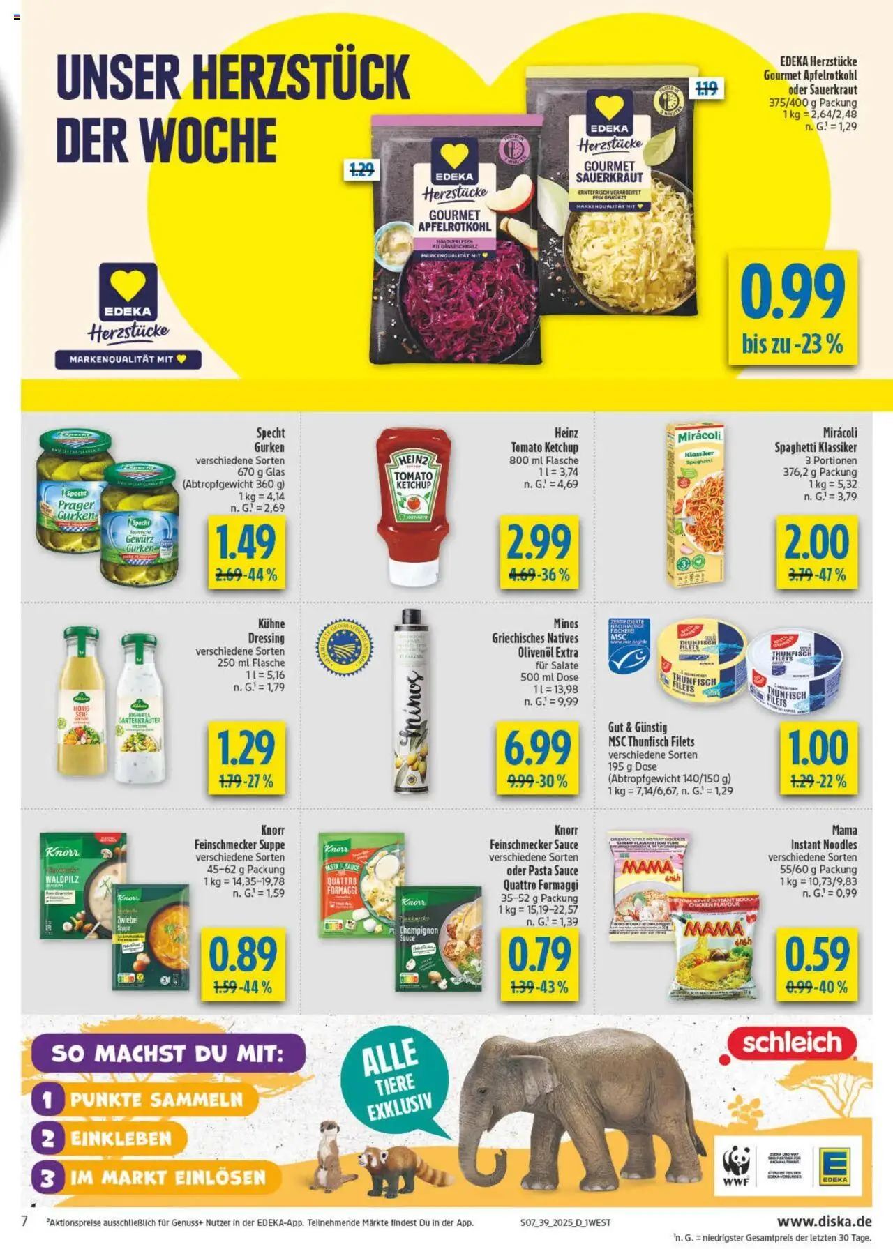 Diska - diska Angebote Bayern KW39 – gültig ab 22.09.2025 | Seite: 7 | Produkte: Thunfisch, Olivenol, Dressing, Pasta