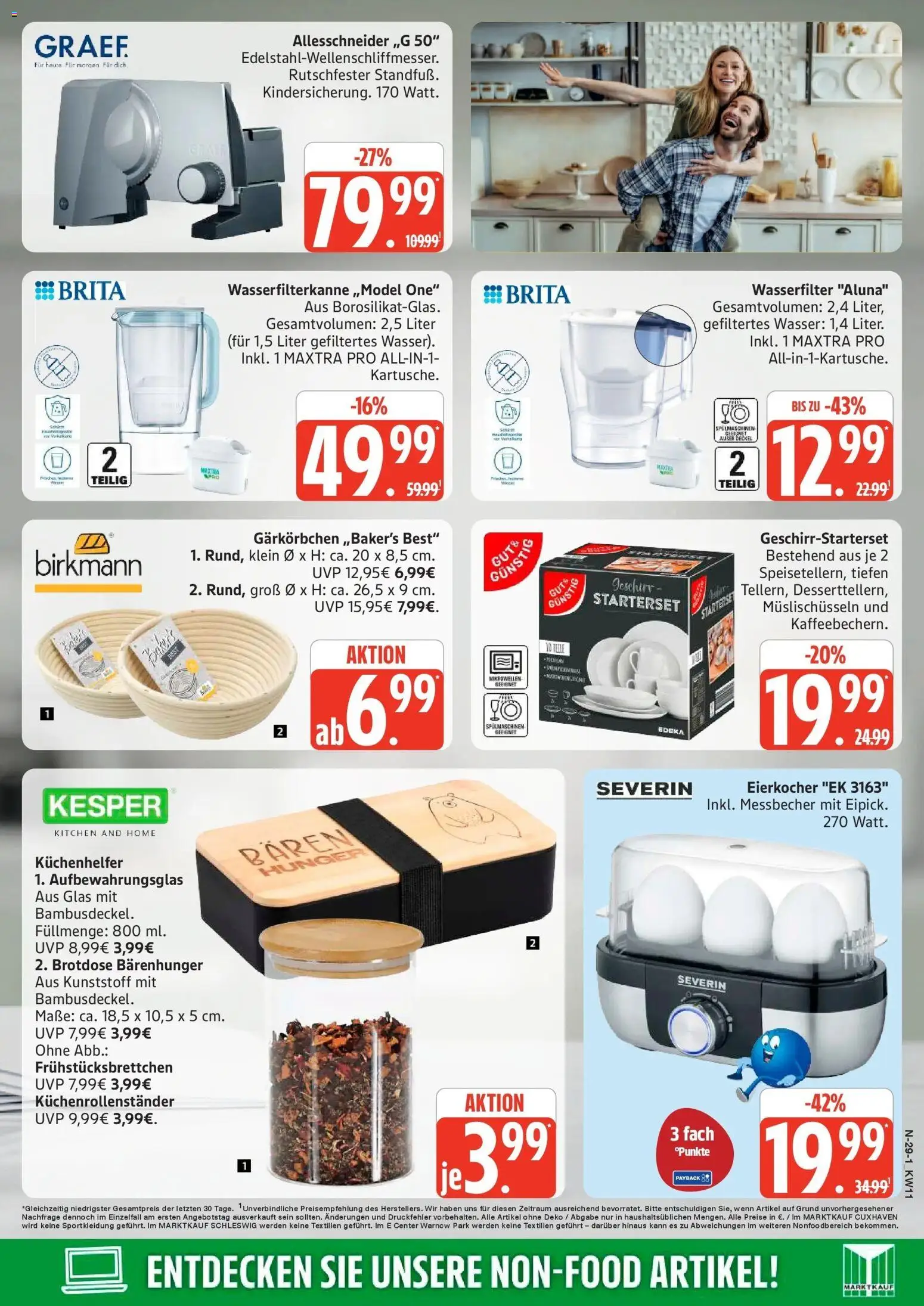 Marktkauf Prospekt Cuxhaven – gültig ab 09.03.2026 | Seite: 29 | Produkte: Wasser, Eierkocher