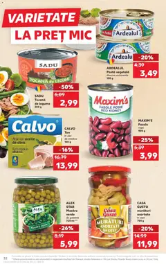 Ofertele Kaufland valabile de la 25.02.2026 | Pagină: 32 | Produse: Mazăre, Măsline, Ardei, Oțet