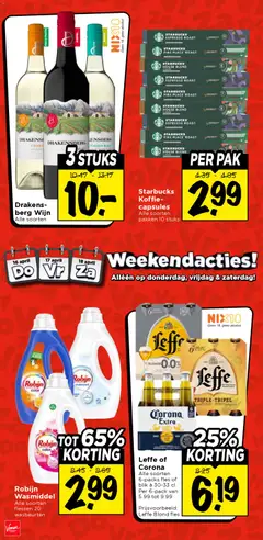 Vomar folder - Voorbeeld van een folder van Vomar, geldig van 12.04.2026 | Pagina: 38 | Producten: Wasmiddel, Koffie, Fles, Alcohol