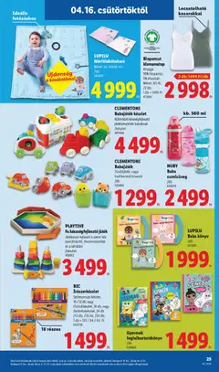 Lidl akciós újság - amely érvényes a következő dátumtól: 16.04.2026 | Oldal: 25