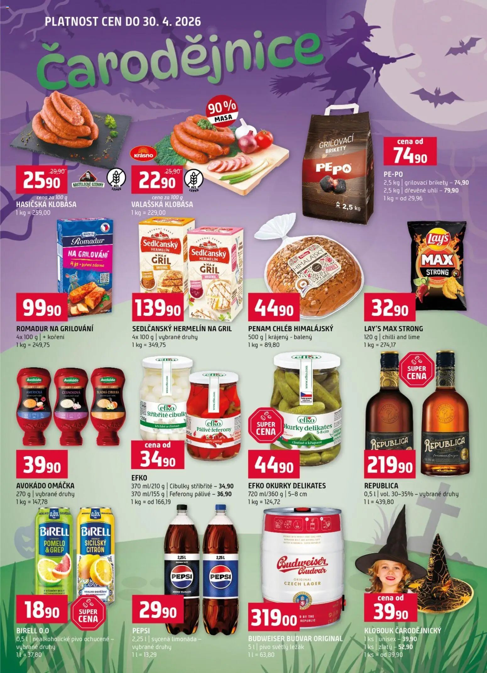 Terno leták od 22.04.2026 | Strana: 19 | Produkty: Sedlčanský Hermelín, Limonáda, Hermelín, Republica