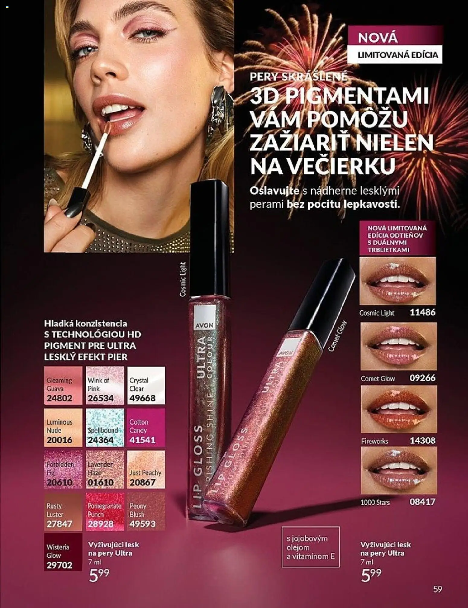 Nové Avon akcie – leták je platný od 01.01.2026 | Strana: 59 | Produkty: Luster