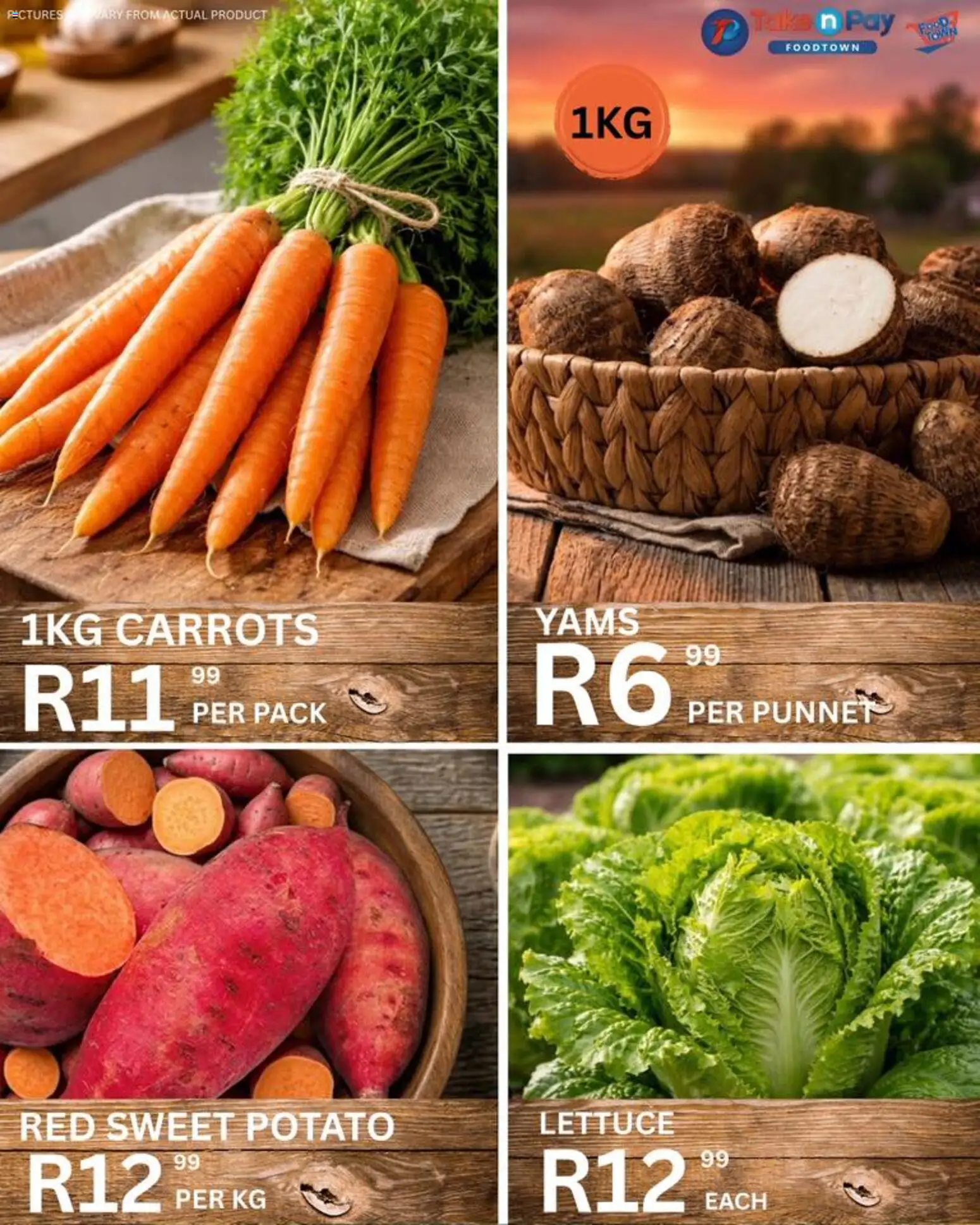 New Take n Pay catalogue – valid from 07.04.2026 | Page: 7 | Products: Carrots, Lettuce