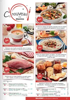 Maximo - Prévisualisation de Maximo catalogue valide à partir de 23.01.2026 | Page: 5 | Produits: Huile D'olive, Riz basmati, Casserole, Porc