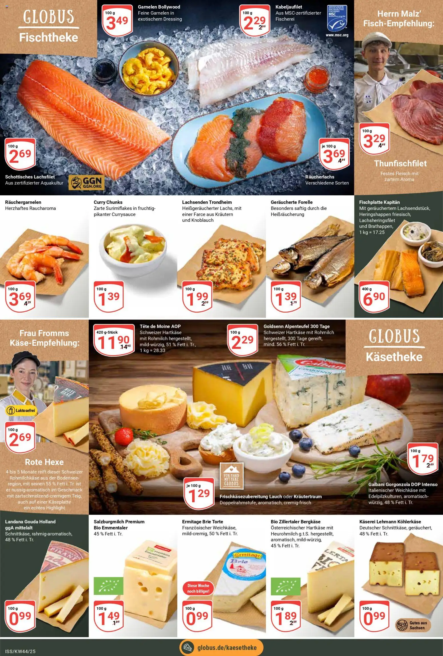 Globus Prospekt 	 – gültig ab 27.10.2025 | Seite: 9 | Produkte: Dressing, Garnelen, Knoblauch, Fleisch