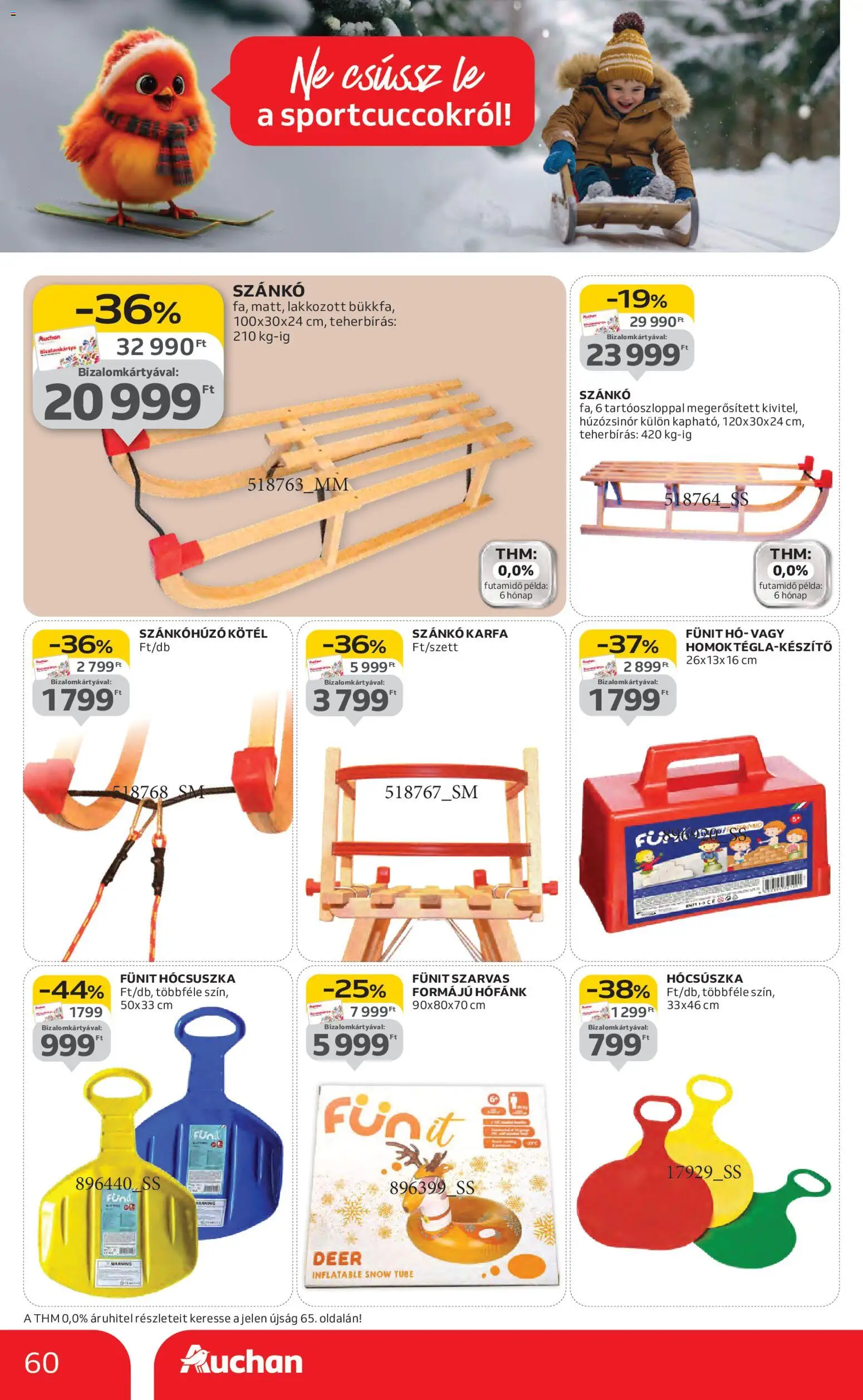 Auchan akciós ujság - amely érvényes a következő dátumtól: 13.11.2025 | Oldal: 60 | Termékek: Kötél