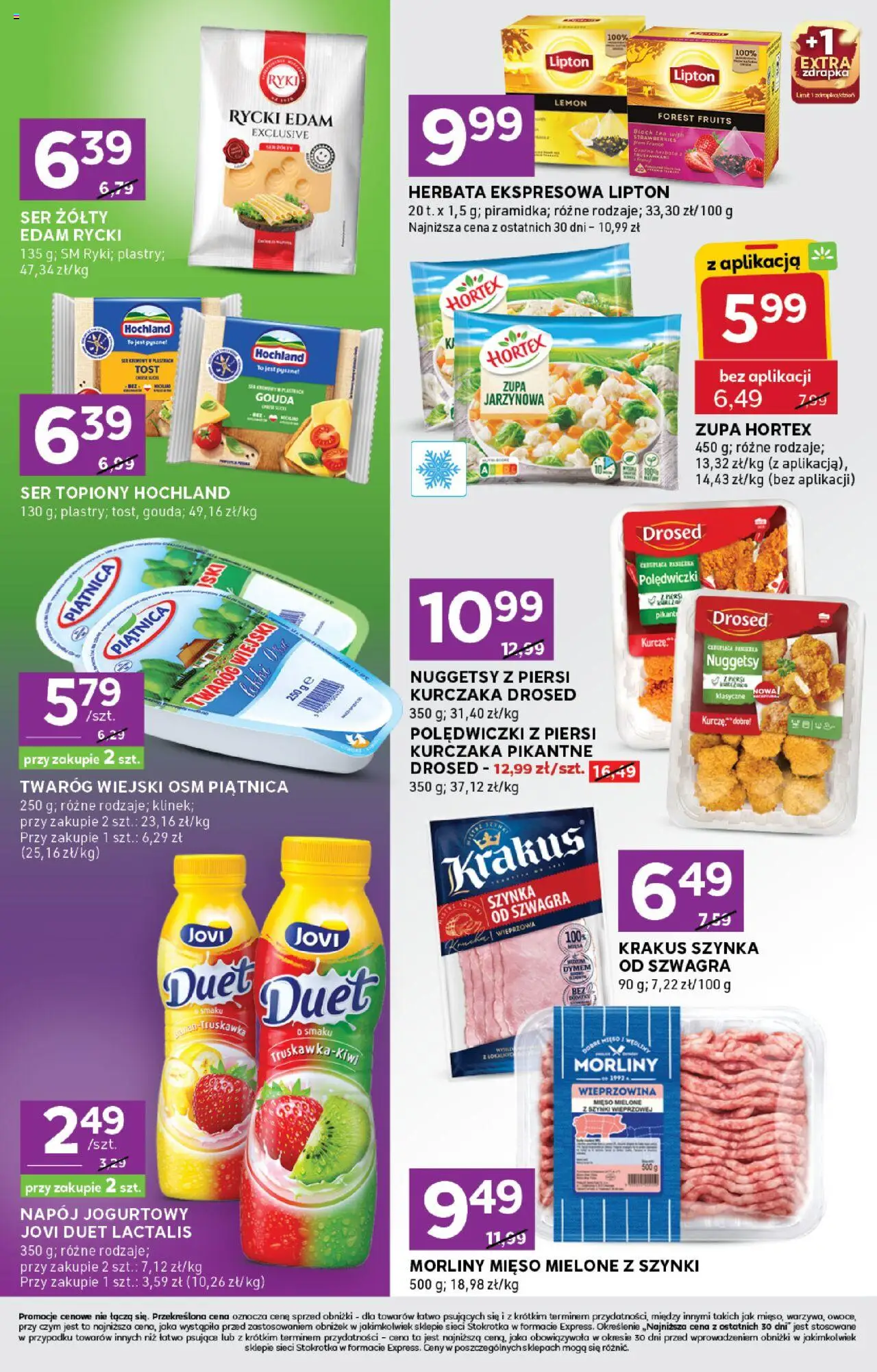 Stokrotka Gazetka - Express od 09.10.2025 | Strona: 4 | Produkty: Ser żółty, Zupa, Ser, Herbata