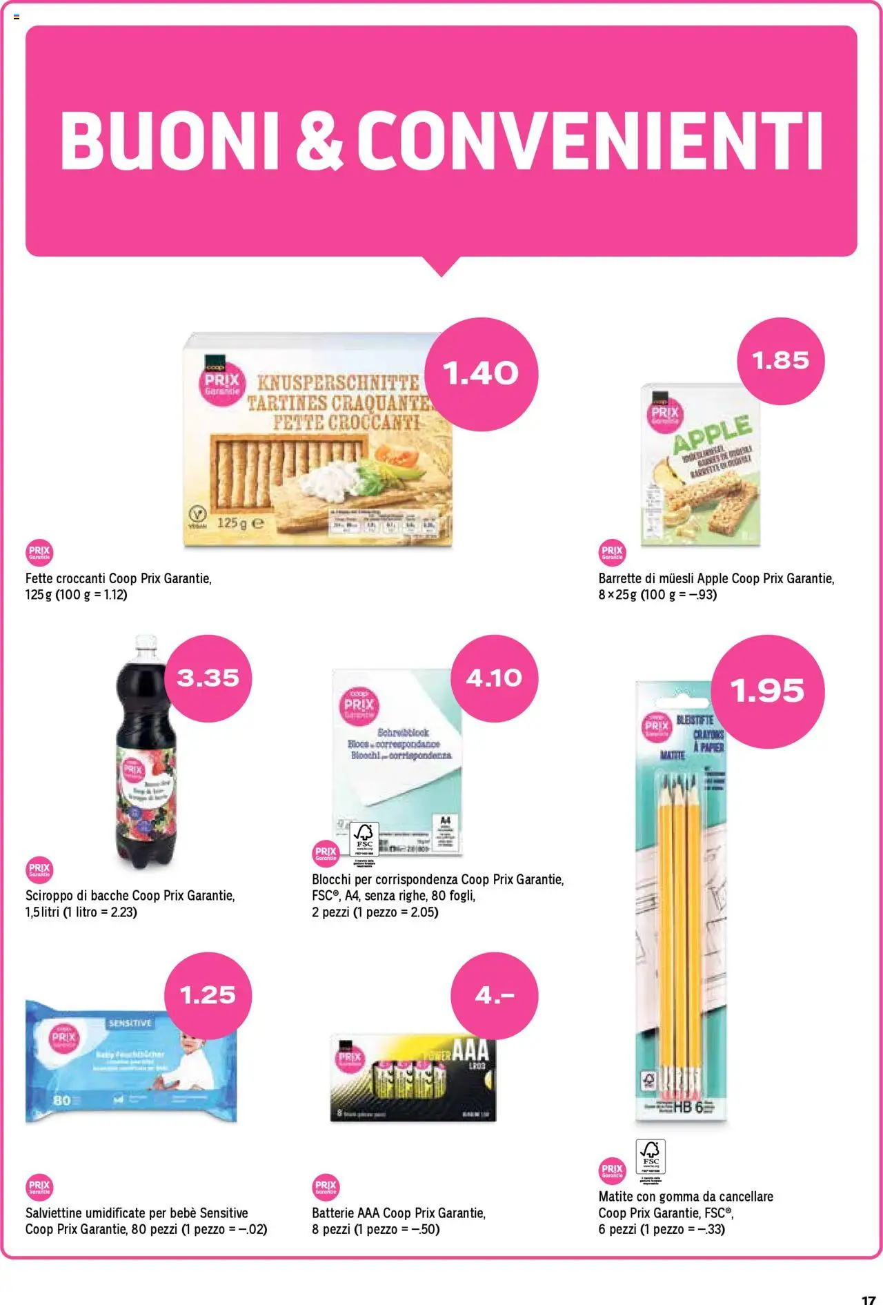 Coop - Una settimana di azioni ab 07.08.2025 | Seite: 17 | Produkte: Batterie, Apple