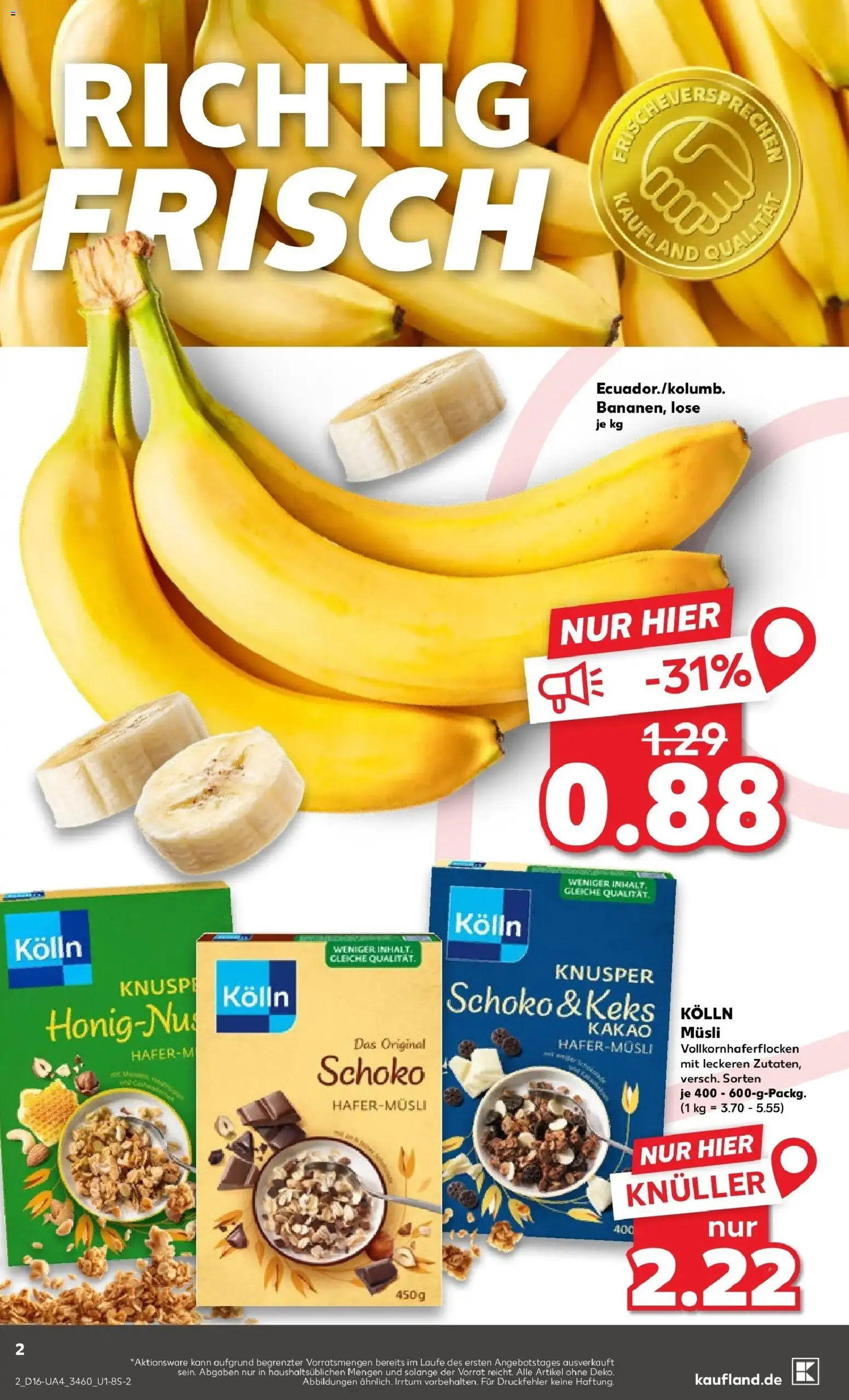 Kaufland Prospekt Weiden In Der Oberpfalz	 – gültig ab 16.04.2026 | Seite: 2 | Produkte: Musli, Kolln, Kolln musli