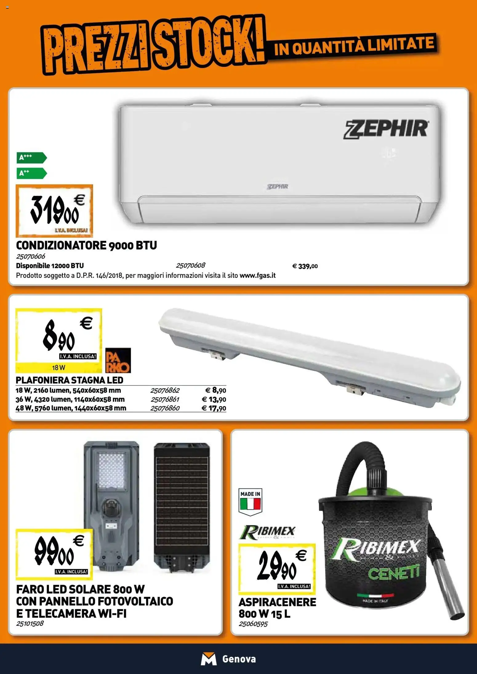 Volantino TECNOMAT del 22.01.2026 | Pagina: 15 | Prodotti: Aspiracenere, Condizionatore