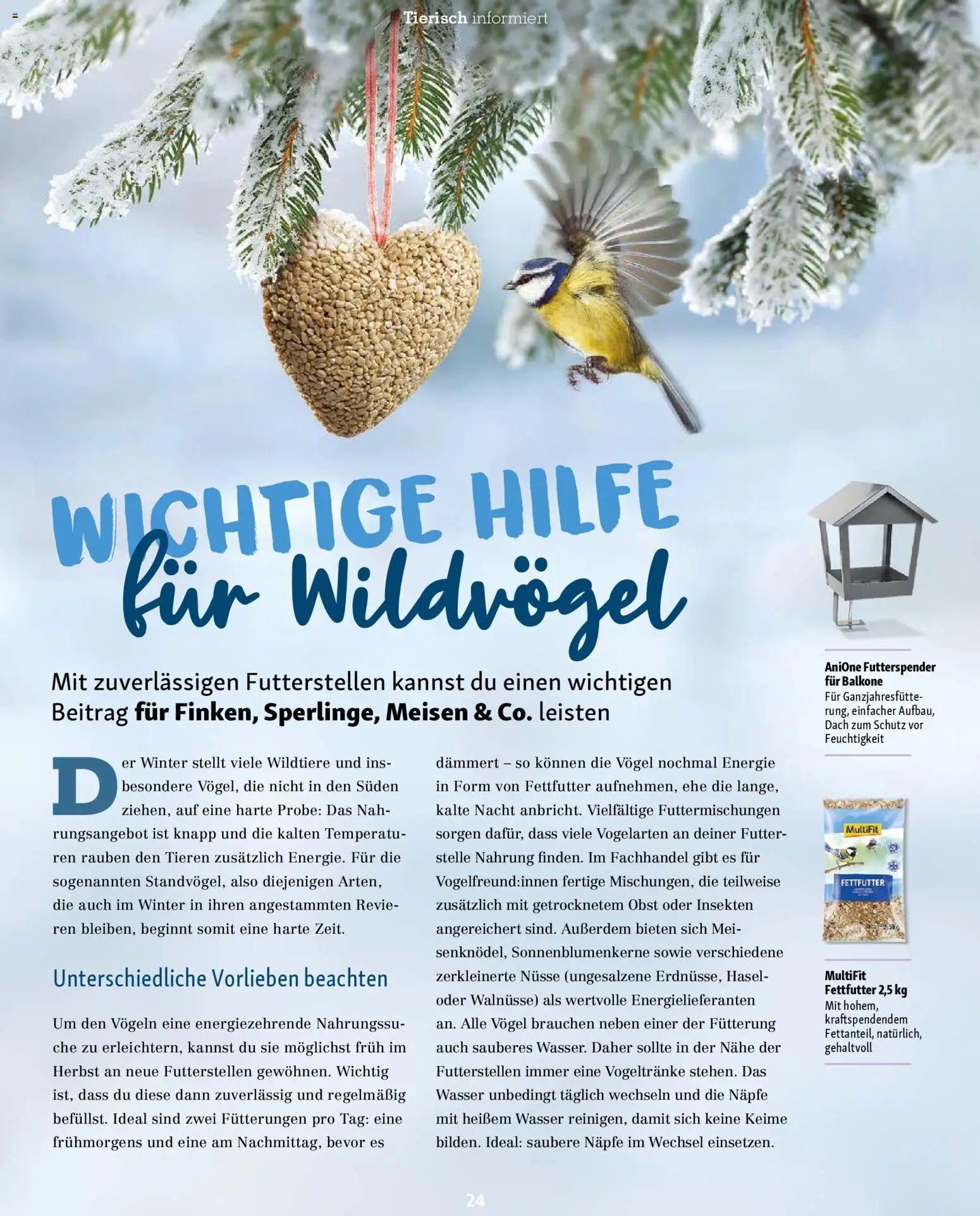 Fressnapf Magazin – gültig ab 01.11.2025 | Seite: 24 | Produkte: Walnüsse, Nüsse, Wasser