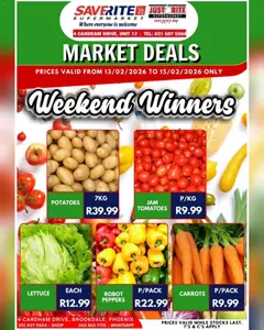 Saverite specials catalogue – valid from 13.02.2026