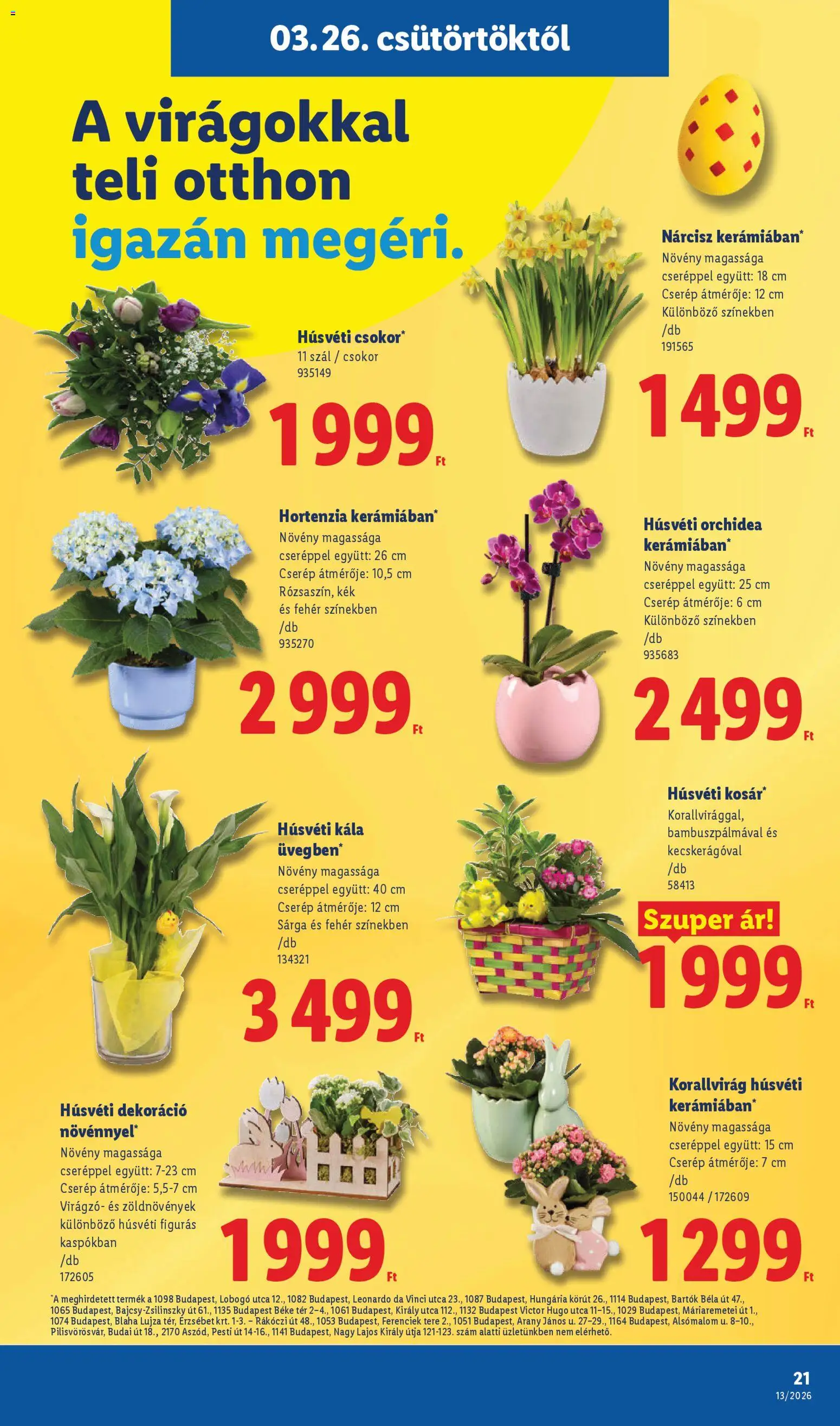 Lidl akciós ujság - amely érvényes a következő dátumtól: 26.03.2026 | Oldal: 21