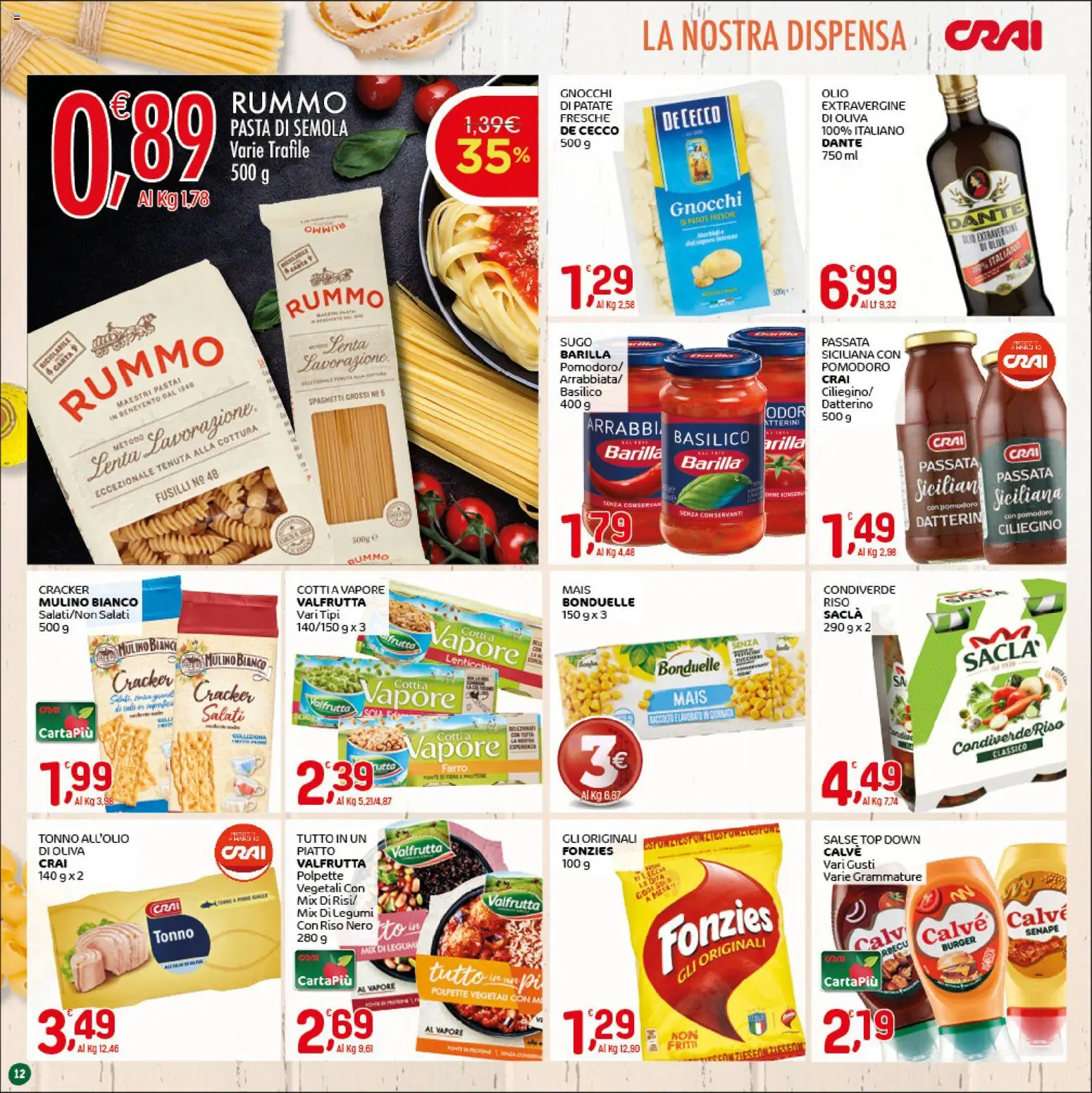 Volantino CRAI del 30.04.2026 | Pagina: 12 | Prodotti: Riso, Basilico, Mais, Polpette
