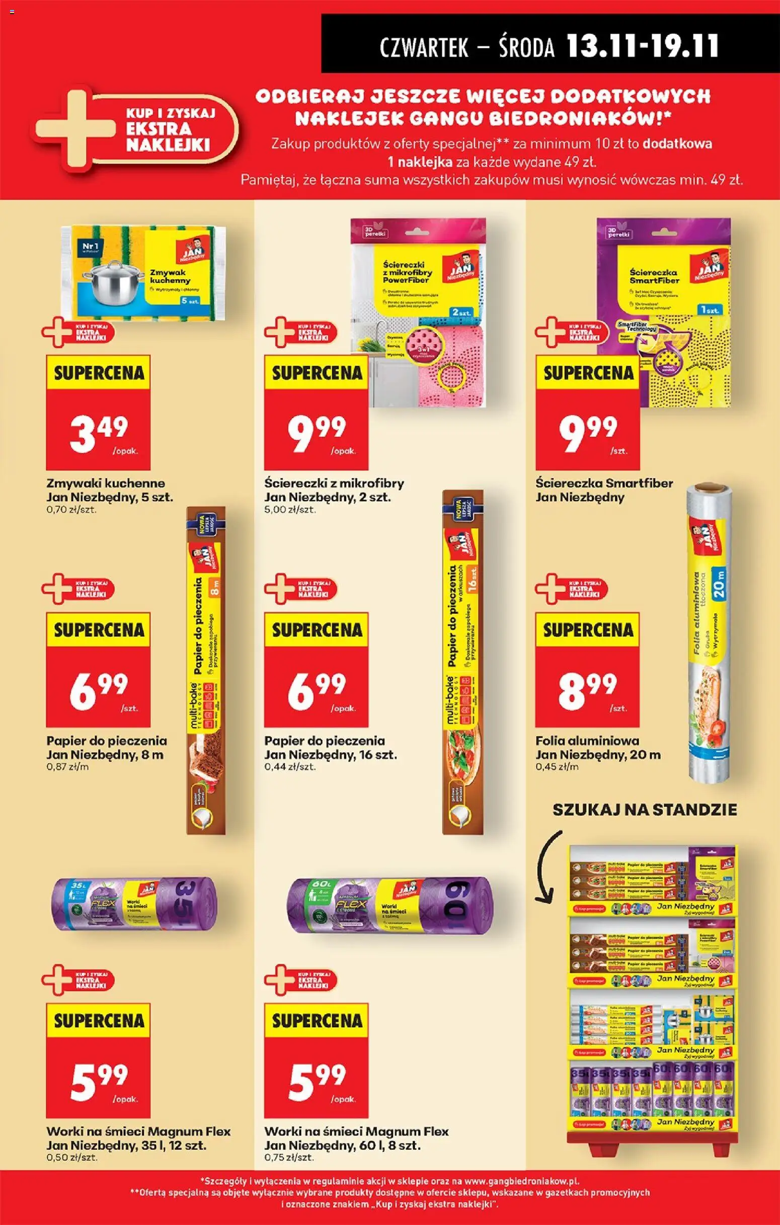 Biedronka gazetka - Oferta w tym tygodniu od 13.11.2025 | Strona: 37 | Produkty: Papier do pieczenia, Naklejki