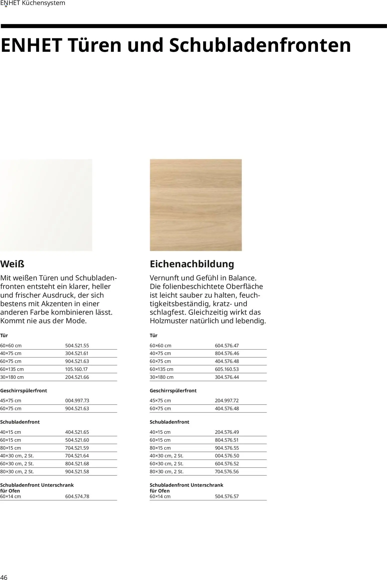 Ikea Küchen – gültig ab 30.09.2025 | Seite: 46 | Produkte: Ofen, Unterschrank