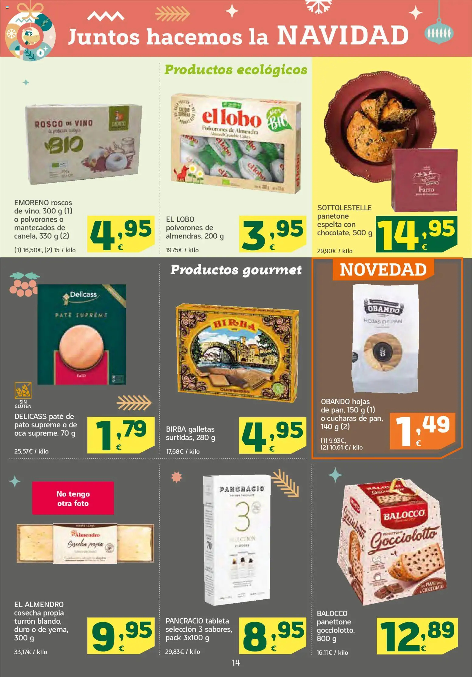 HiperDino folleto │ válido desde el 18.12.2025 | Página: 14 | Productos: Vino, Paté, Tableta, Galletas