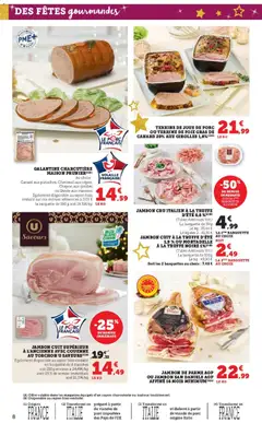 Hyper U - Prévisualisation de Hyper U - Les prix bas de Noël valide à partir de 17.12.2025 | Page: 8 | Produits: Viande de porc, Chapon, Jambon, Viande